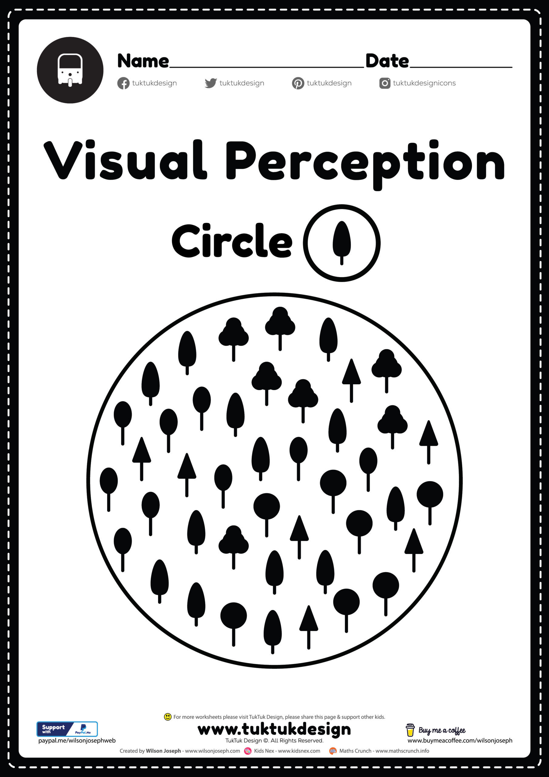 Wallpaper #3E70C Visual Perception Worksheets Free Printable Pdf for Kids 30 Free