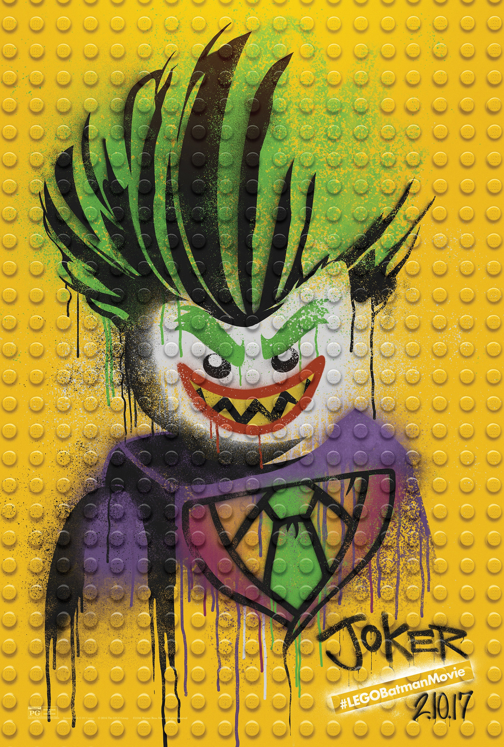 Wallpaper #62cCAJMBSpphPi3-06SW83 Warner Bros the Lego Batman Movie Graffiti Wild Postings the