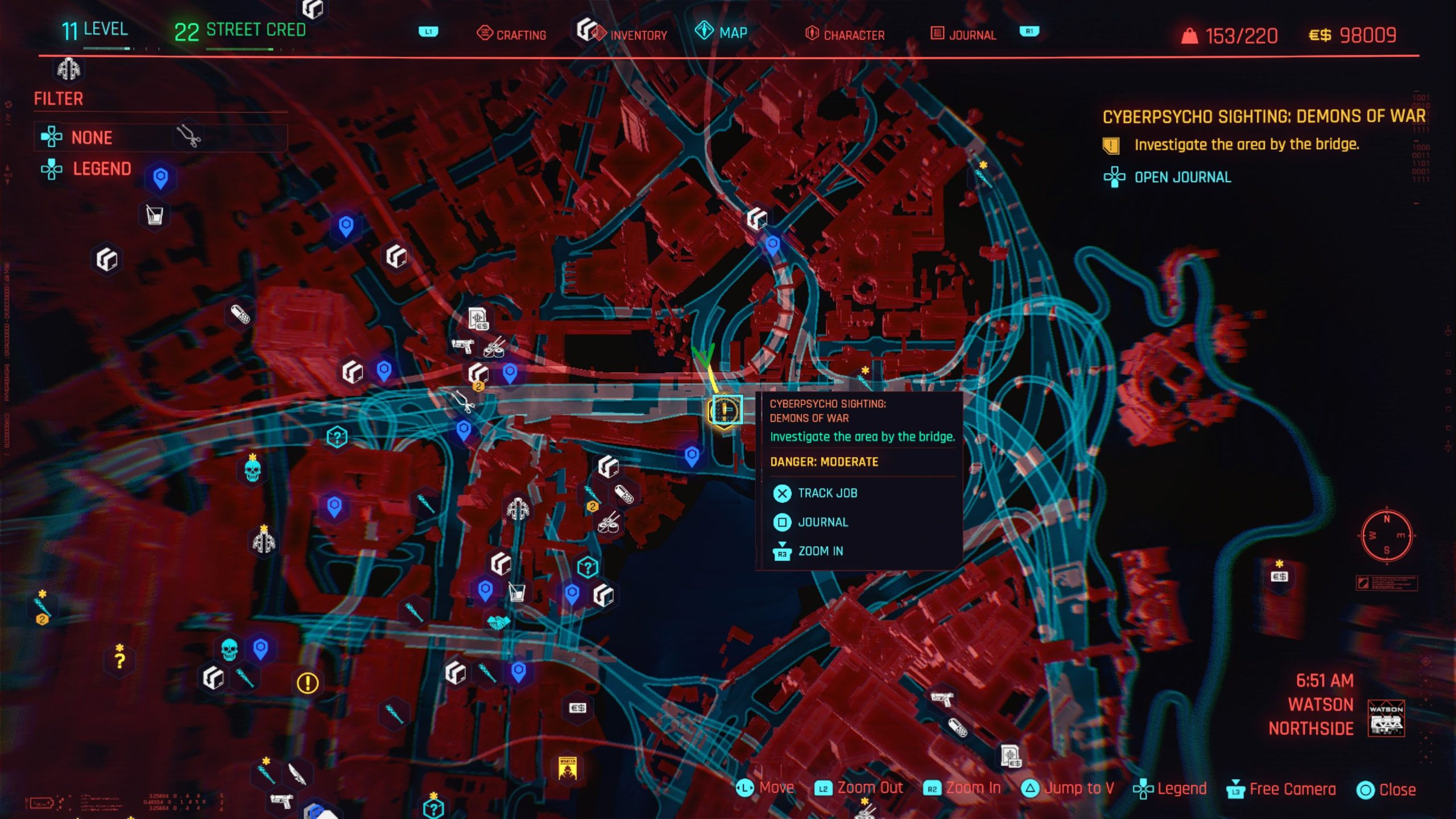 Wallpaper #TGdYCpMBSpphPi3-C9QB6 Cyberpunk Watson Map