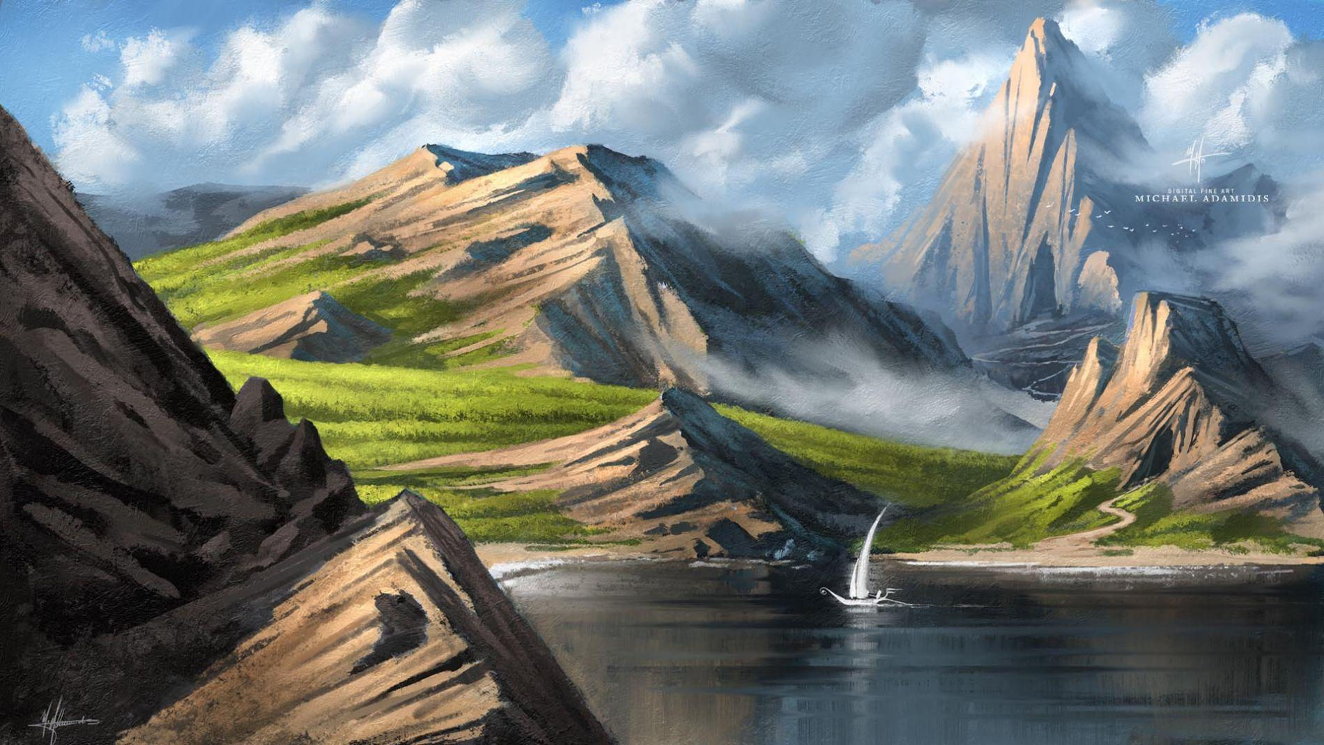 Wallpaper #s2eP7pIBSpphPi3-AF0996 Concept Art Landscape Tutorial