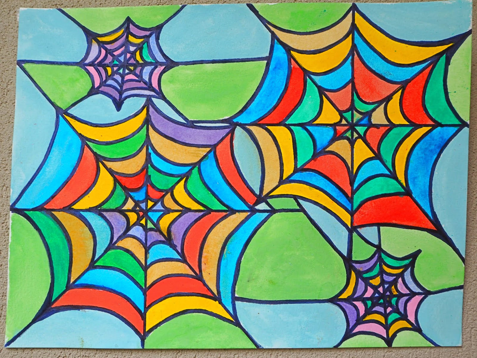 Wallpaper #mWf1-JIBSpphPi3-LItN7 Learn with Play at Home Spider Web Art for Kids