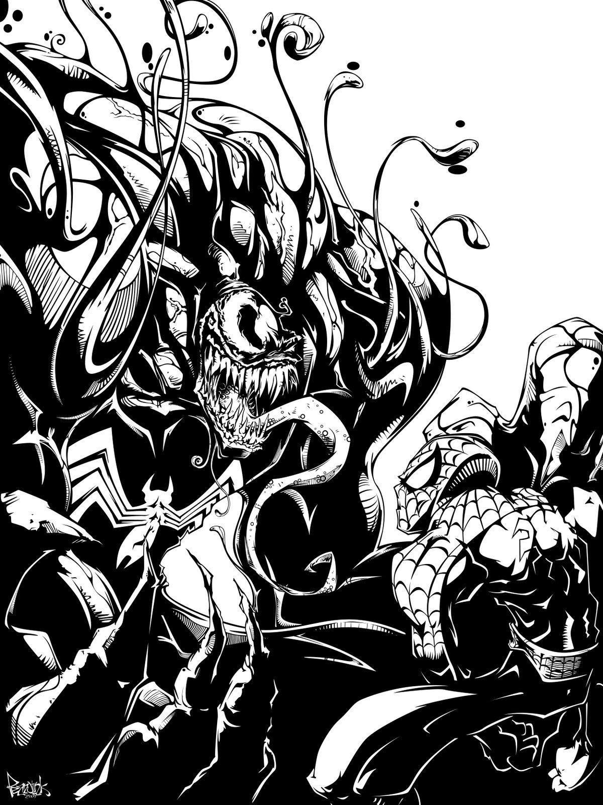 Wallpaper #x8YLM5MBVgN6TXj6xXfT34 Spiderman Coloring Venom Coloring Page