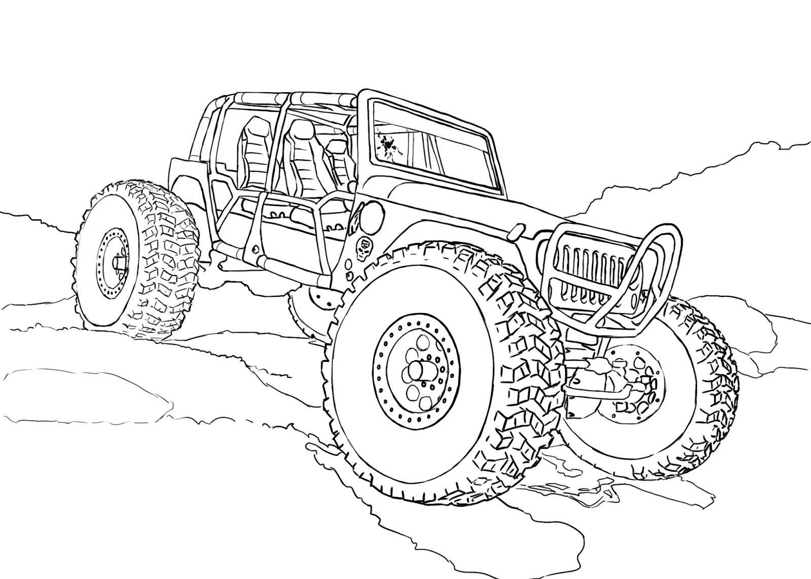 Wallpaper #Gmd6CZMBSpphPi3-WNCd398 Jeep Rock Crawler Coloring Pages Coloring Pages