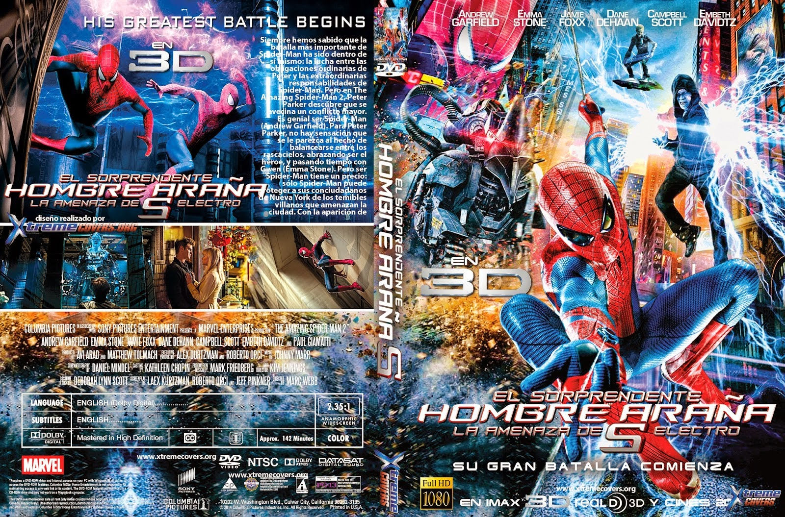 Wallpaper #qxkXBY8BtGB6xQ78XVDS30 Cover the Amazing Spider Man 2 Rise of Electro Dvd
