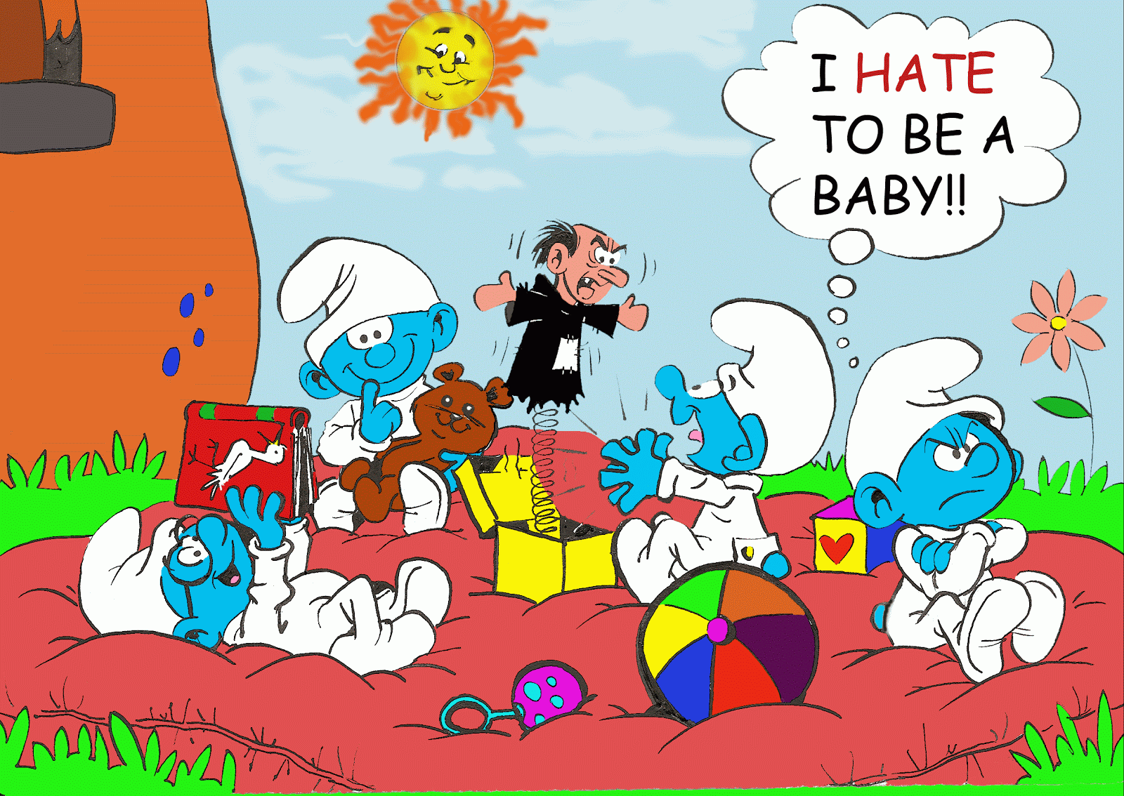 Wallpaper #jmdi6pIBSpphPi3-iEY-84 Pitufos Navidad Smurfs Wallpaper Desktop