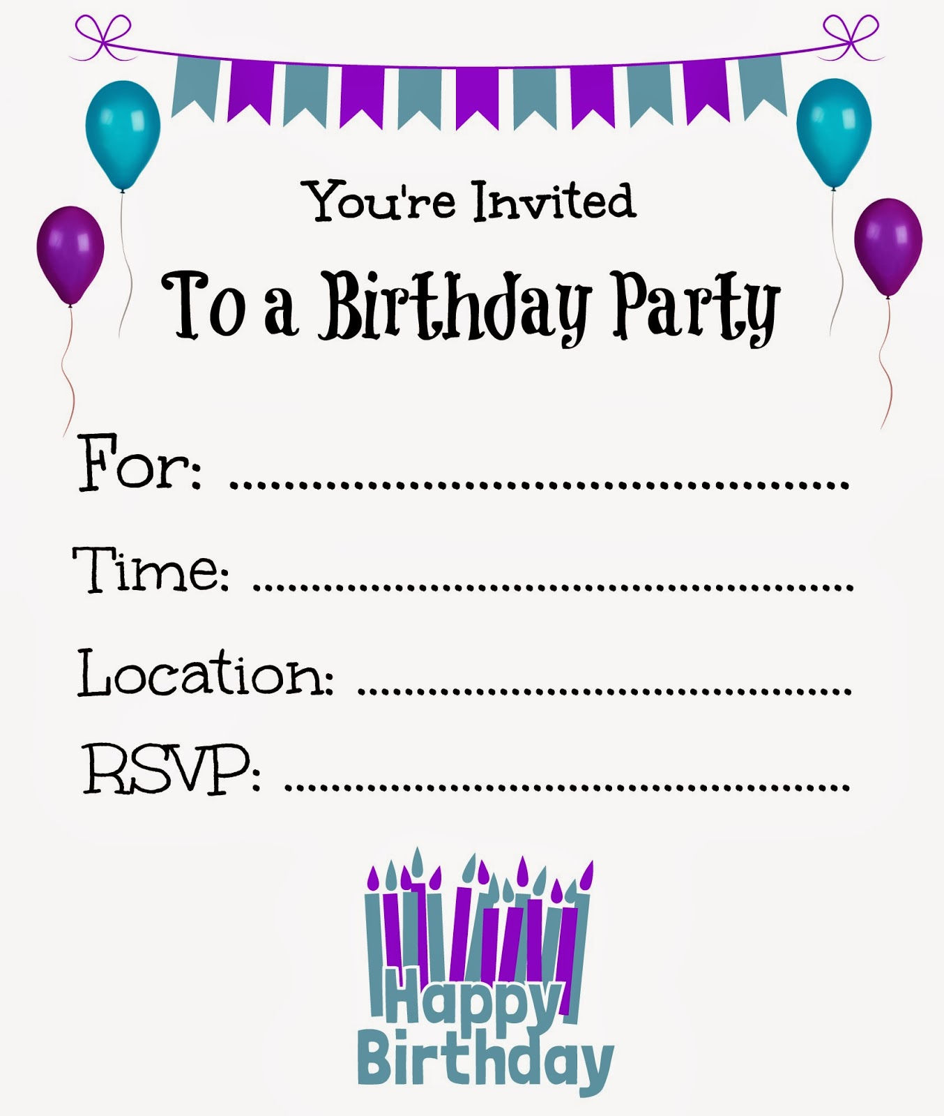 Wallpaper #9afa6 11th Birthday Invitation Templates