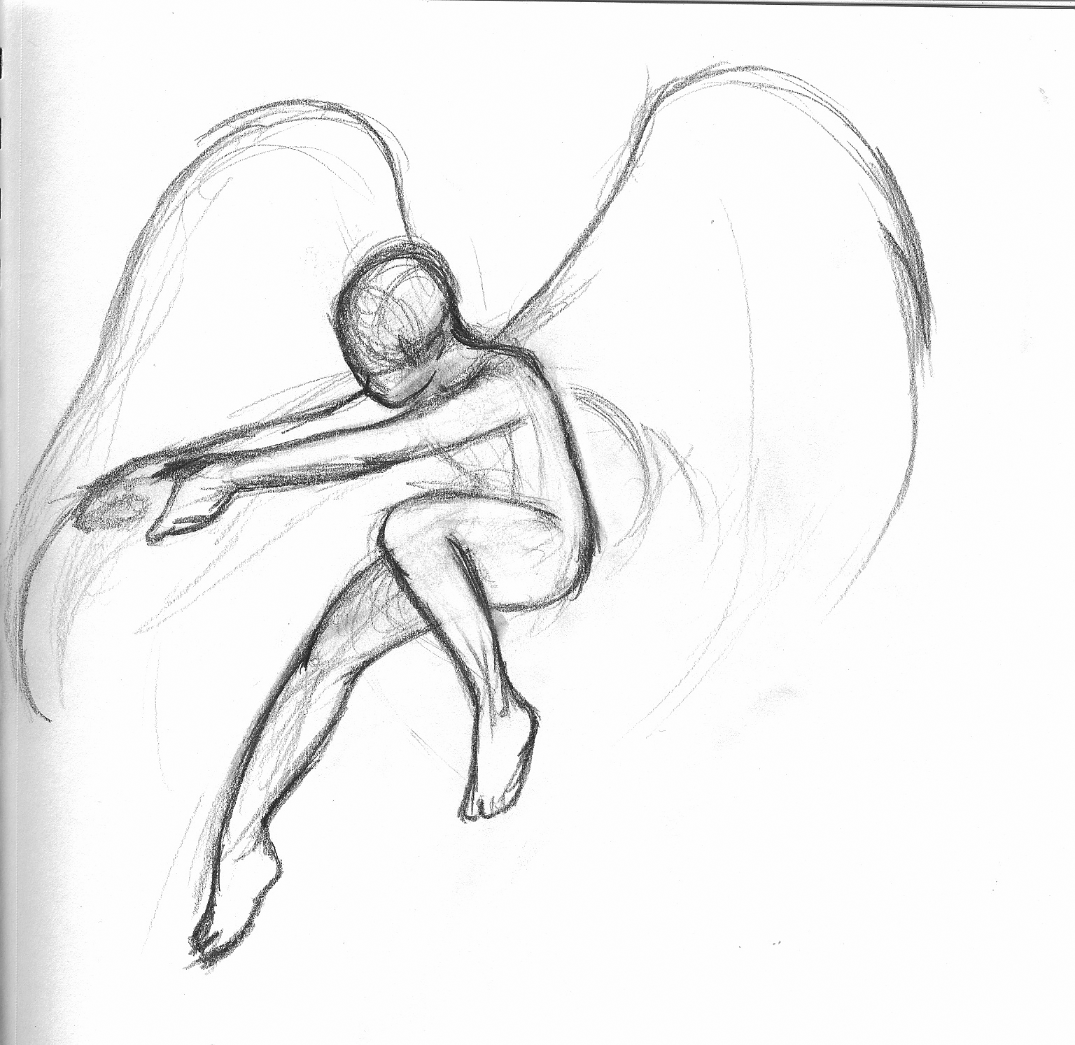 Wallpaper #NhmcBY8BtGB6xQ78wVJN20 The Little Flying Danish Black and White Sketches