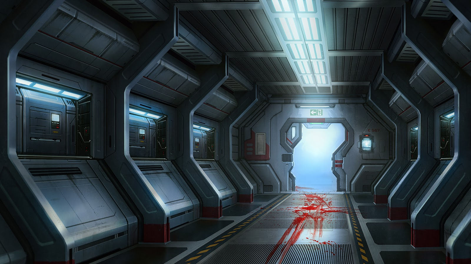 Wallpaper #8miAIJMBSpphPi3-mS3Z157 Vlad Marica Concept Art Abandoned Asteroid Colony