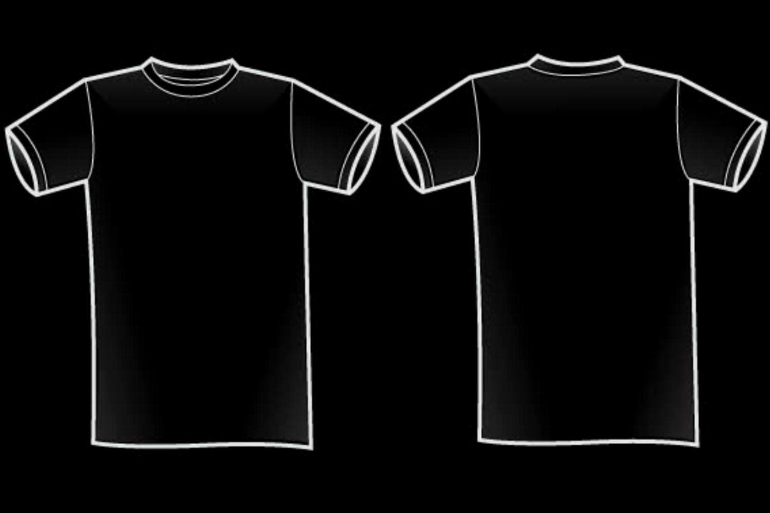 Wallpaper #32cEEpMBSpphPi3-Ovmk86 Black T Shirt Template Vector at Vectorifiedcom Collection of Black