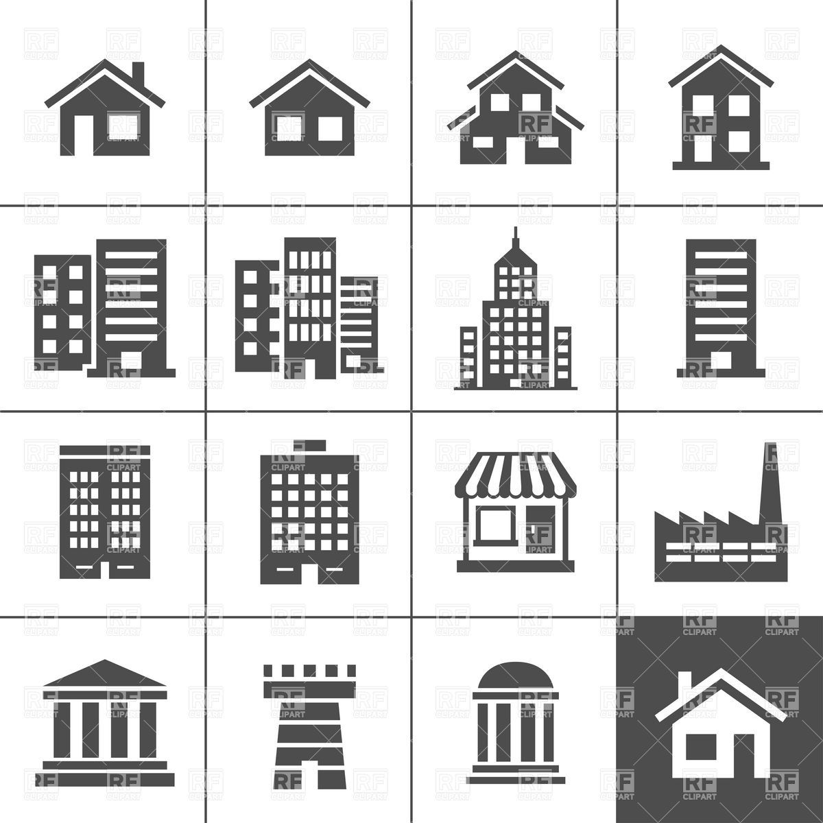 Wallpaper #dmfr65IBSpphPi3-5U-B133 2355 Buildings Vector Images at Vectorifiedcom