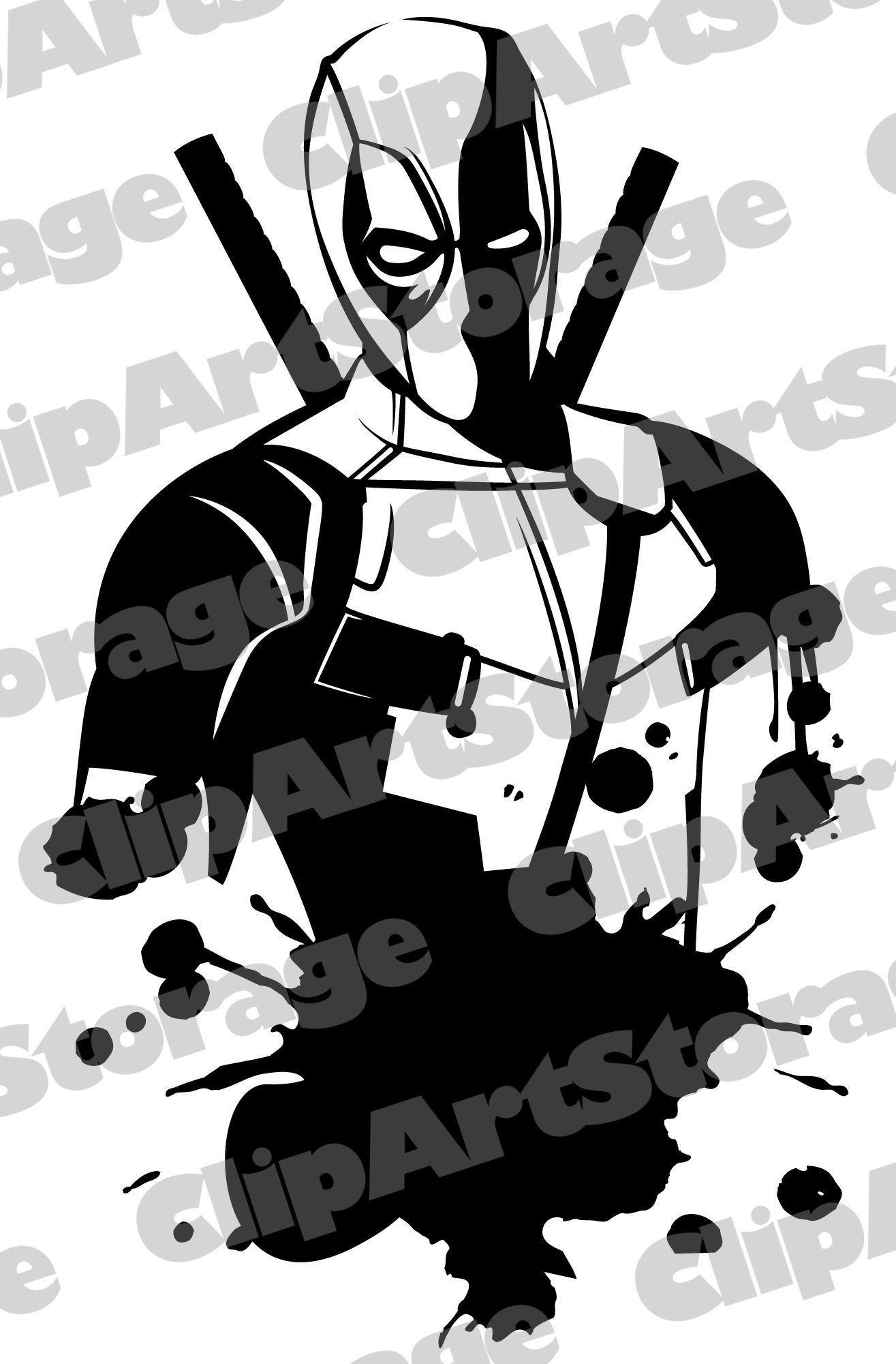Wallpaper #Pmet-5IBSpphPi3-6ZVU233 Vector Deadpool at Vectorifiedcom Collection of Vector Deadpool Free
