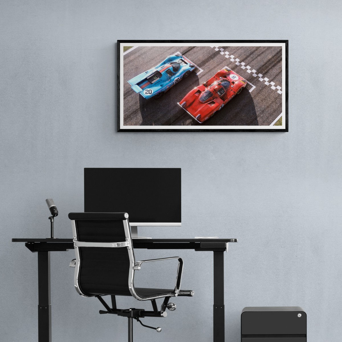 Wallpaper #SED_L5MBJhL2WPbaIr9B91 Porsche vs Ferrari Colors of Speed