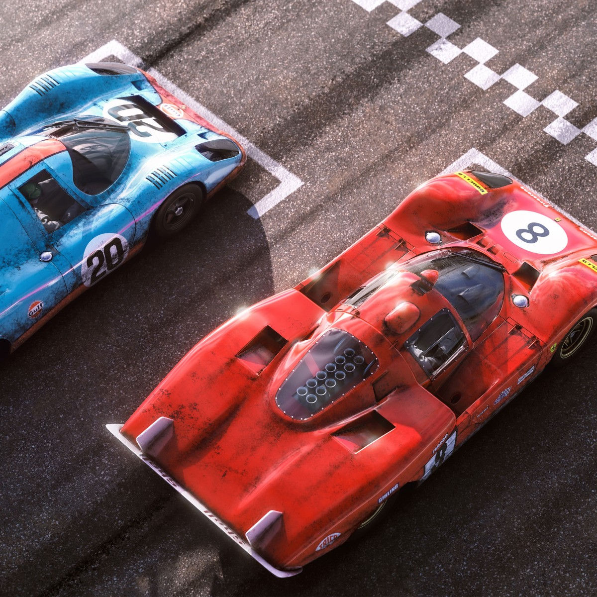 Wallpaper #SED_L5MBJhL2WPbaIr9B35 Porsche vs Ferrari Colors of Speed