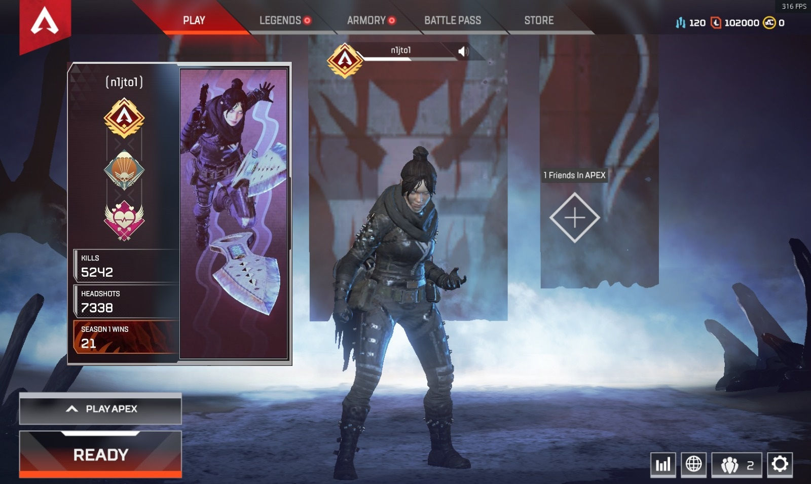 Wallpaper #pBkCEY8BtGB6xQ78GGD152 Satilik Apex Legends Wraith Heirloom Set 5K Kill Sayfa 1 1