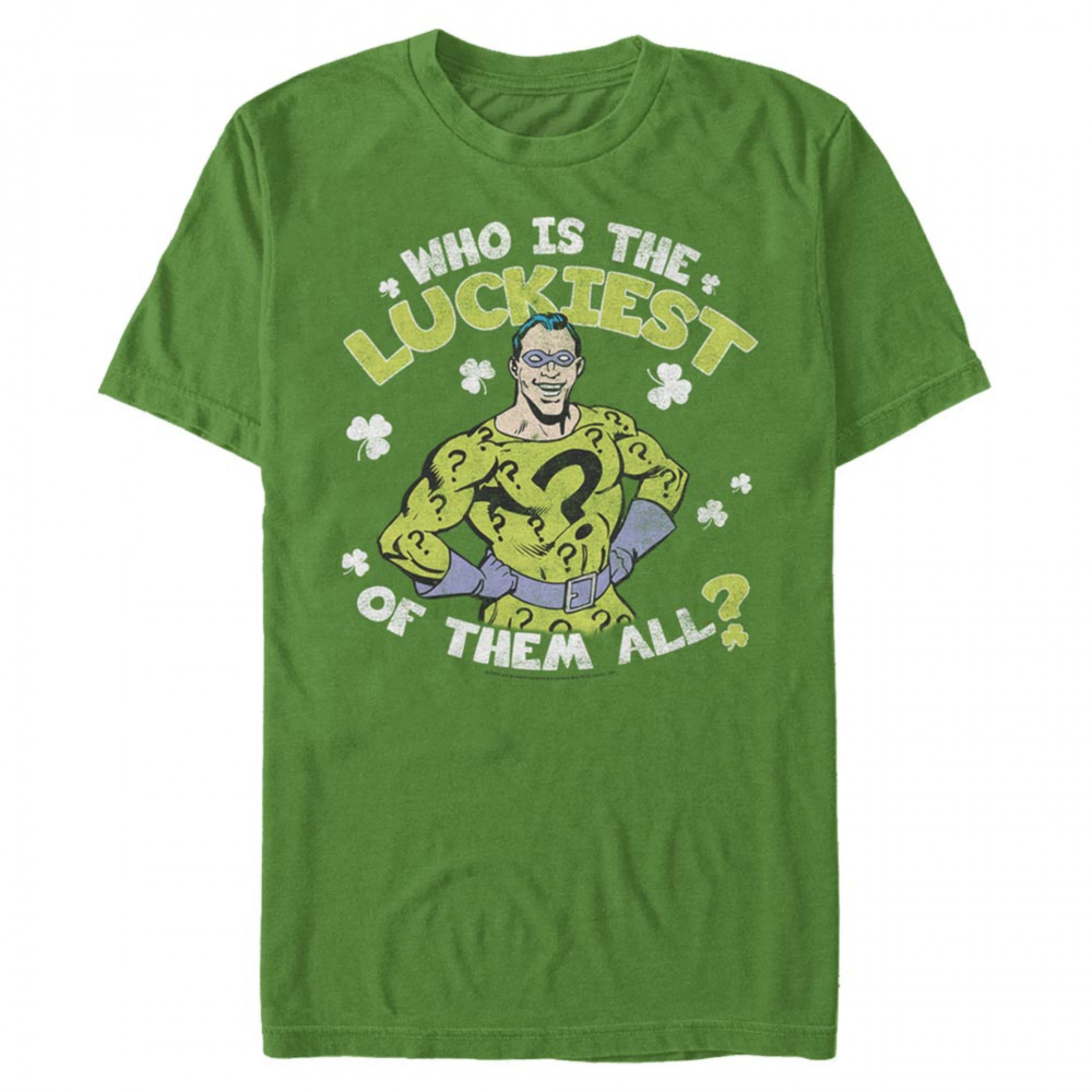 Wallpaper #tPu2hJcBx-Hc5Y20nq-184 The Riddler Who is the Luckiest of Them All St Patricks Day T Shirt