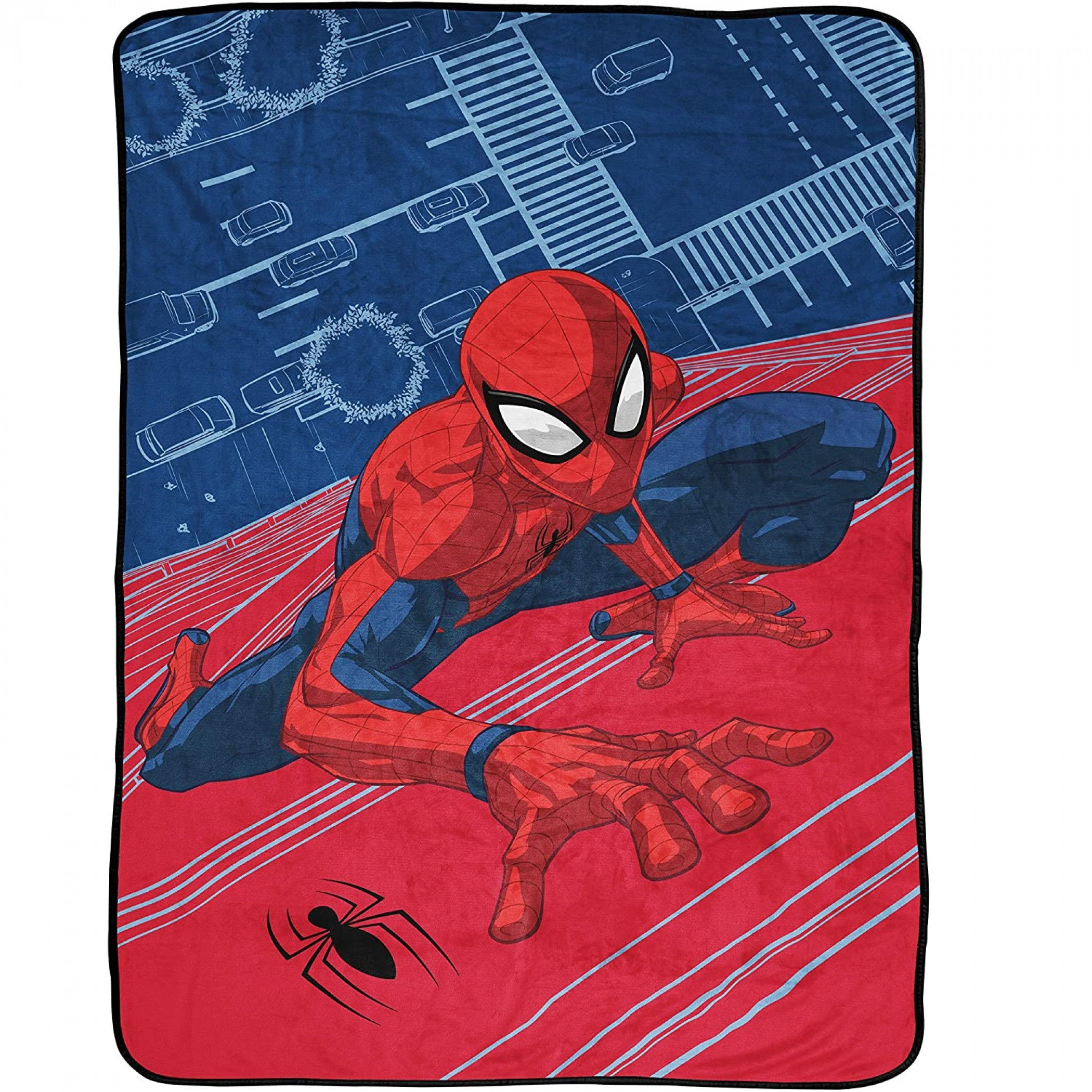 Wallpaper #jX0C9Y4Bnwiau_P6hxEN53 Spider Man Wall Crawling Character 46 X 60 Throw Blanket