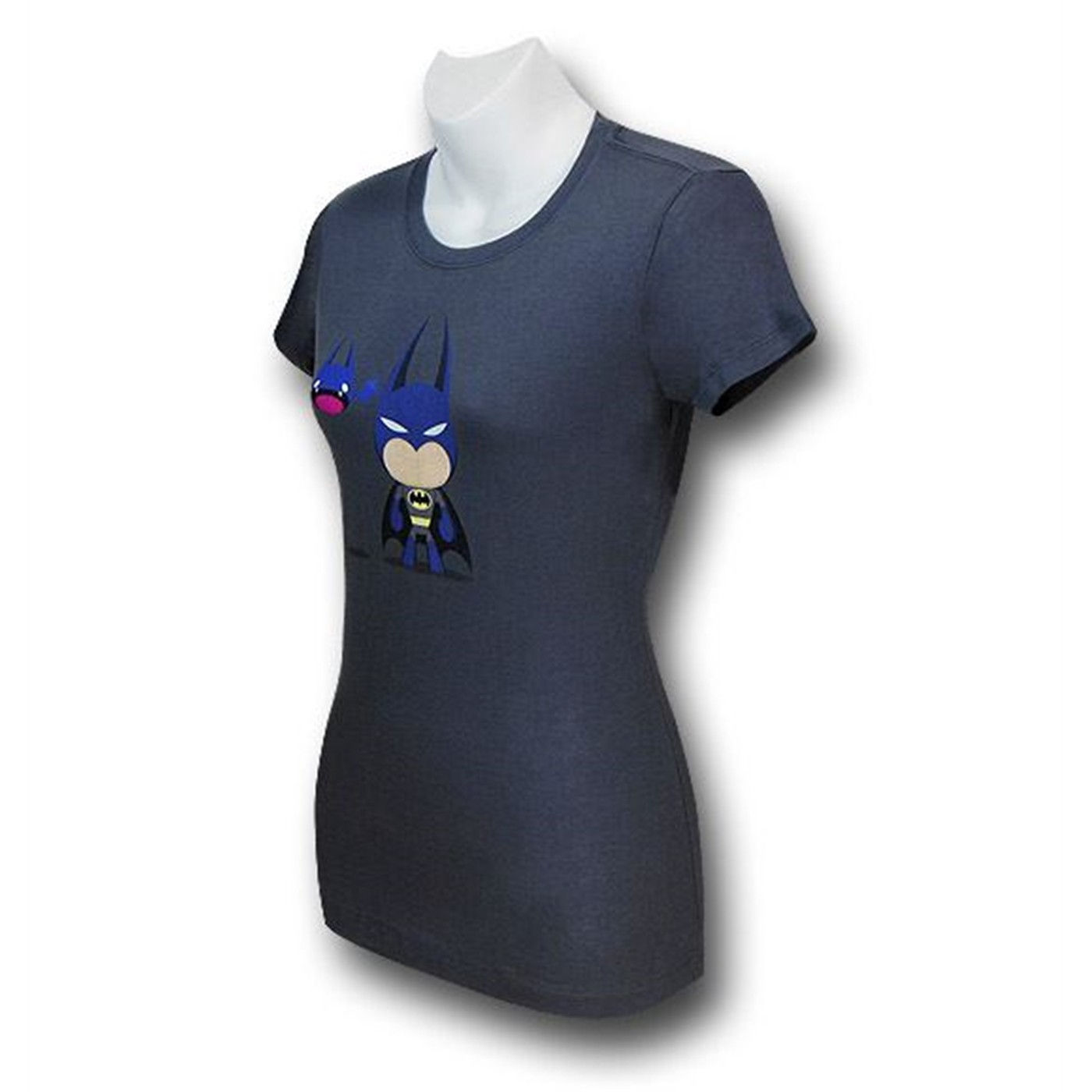 Wallpaper #XWcG-pIBSpphPi3-vI8d72 Batman Cute Bats Grey Womens T Shirt