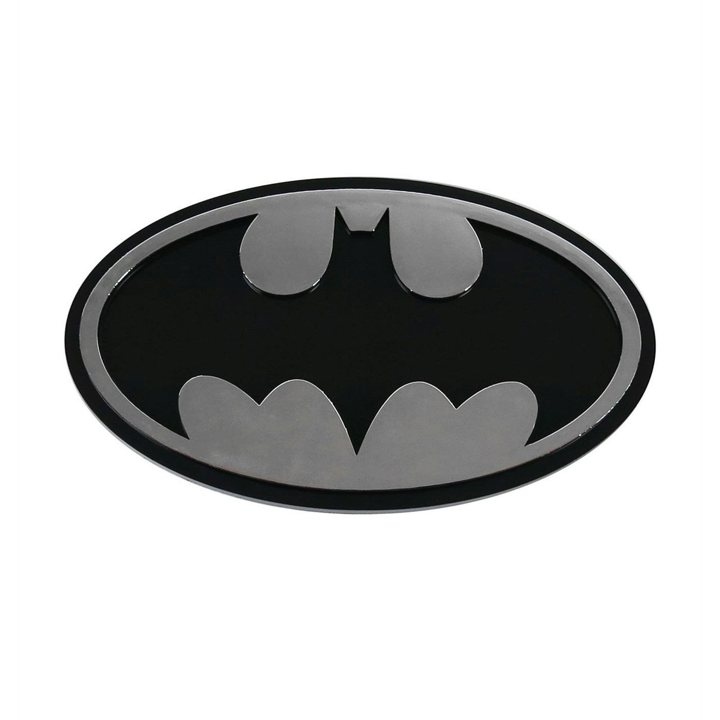 Wallpaper #qDFeNZMB5zzyi_yYLlZ518 Batman Chrome and Black Symbol Car Emblem