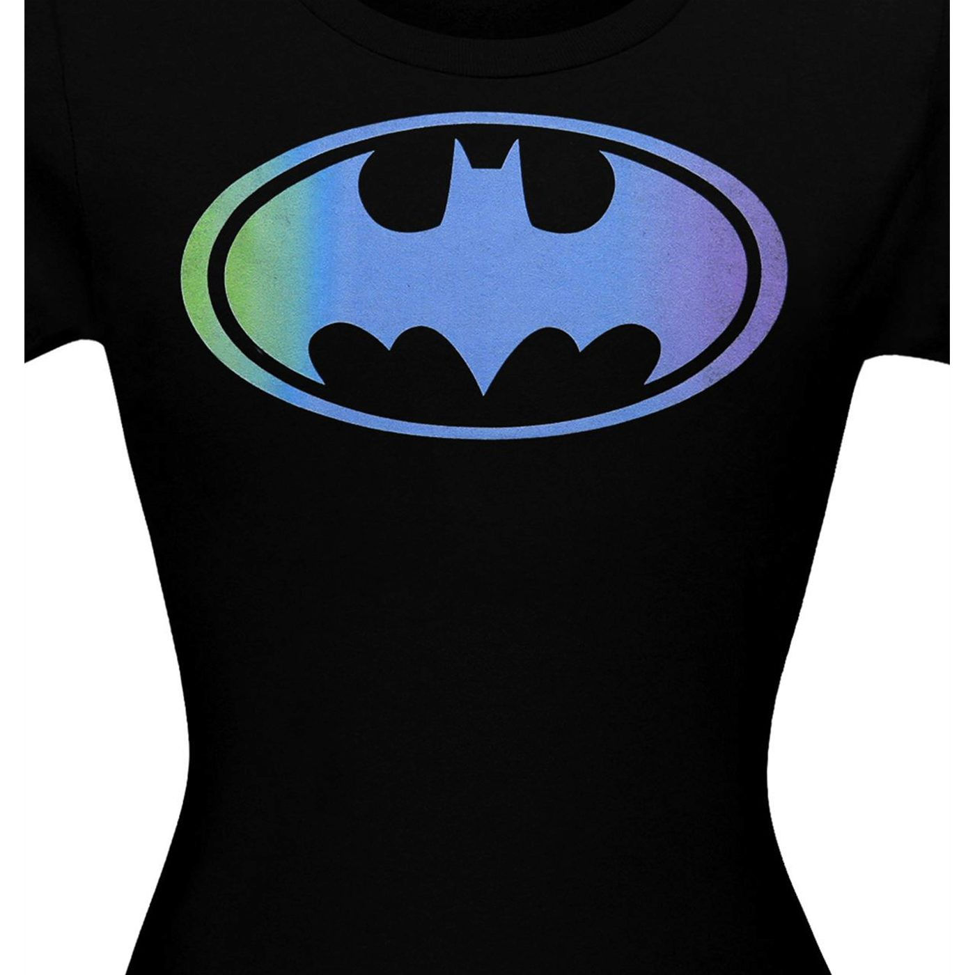 Wallpaper #XWcG-pIBSpphPi3-vI8d64 Batman Gradient Symbol Womens T Shirt