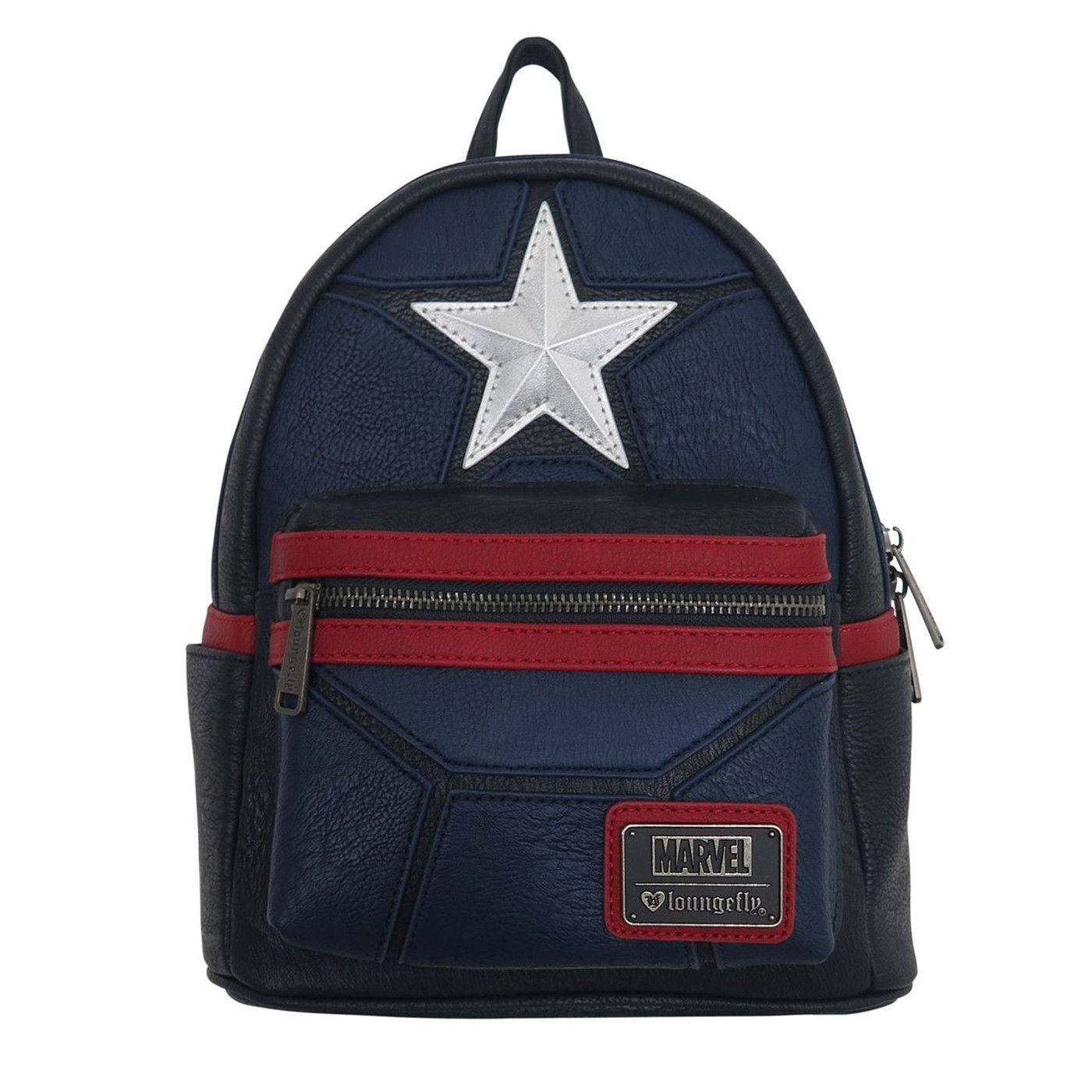 Wallpaper #wjGzNZMB5zzyi_yY0Fcl3 Captain America Star Logo Loungefly Mini Backpack