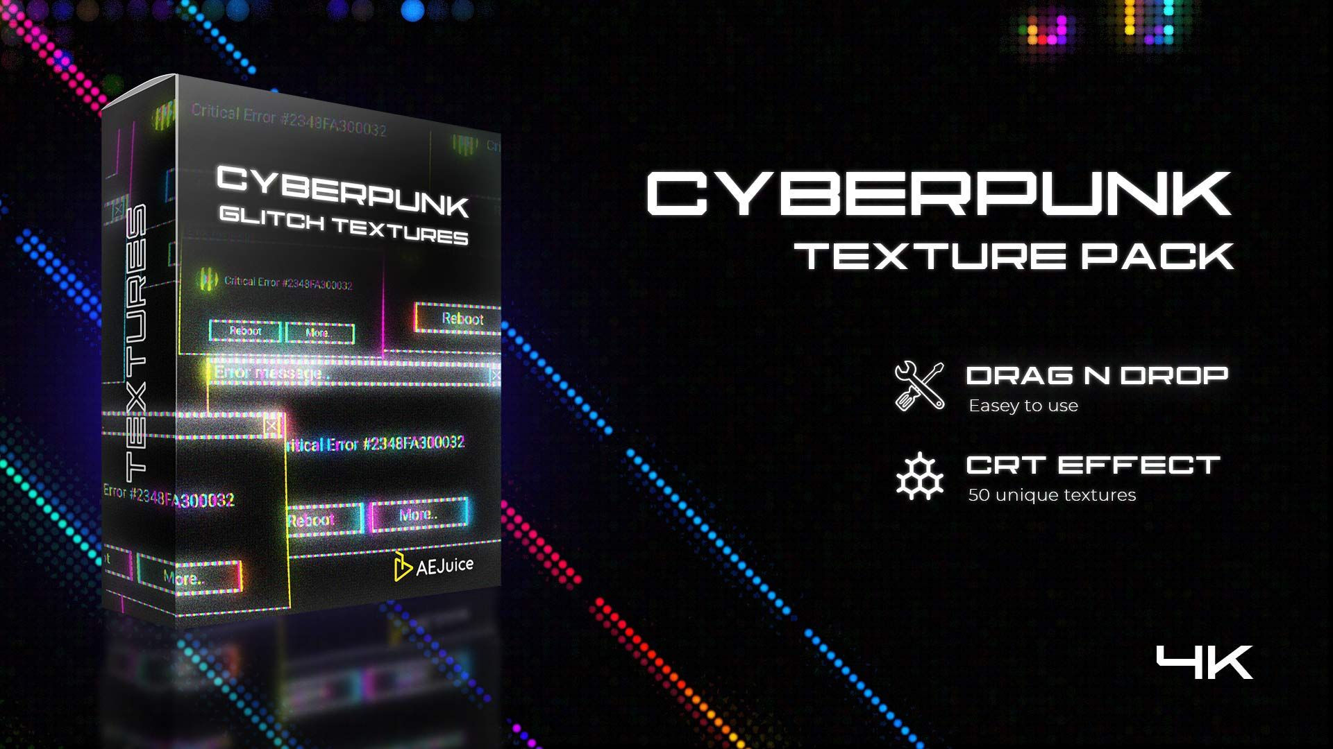 Wallpaper #3mdcE5MBSpphPi3-X_-p7 Cyberpunk Glitch Texture Pack Aejuice Intro HD