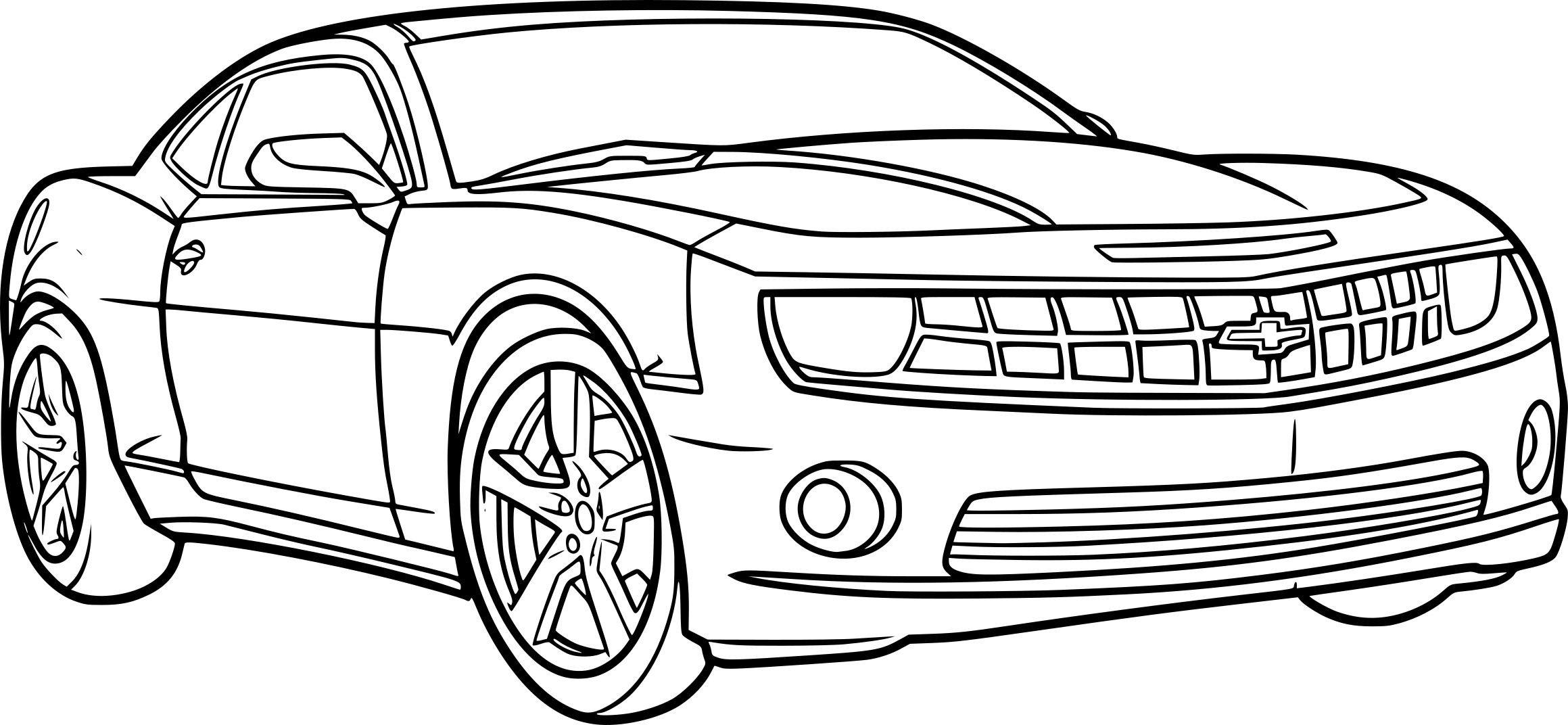 Wallpaper #r2fcDZMBSpphPi3-9OcB315 Coloriage Voiture Camaro a Imprimer