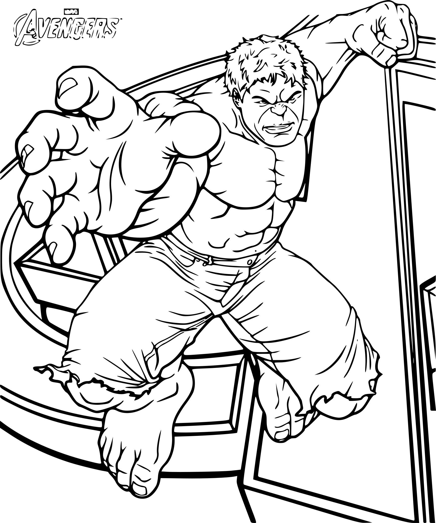 Wallpaper #g9WINpMBY0Iw2JDGwZEj177 Coloriage Avengers Hulk a Imprimer