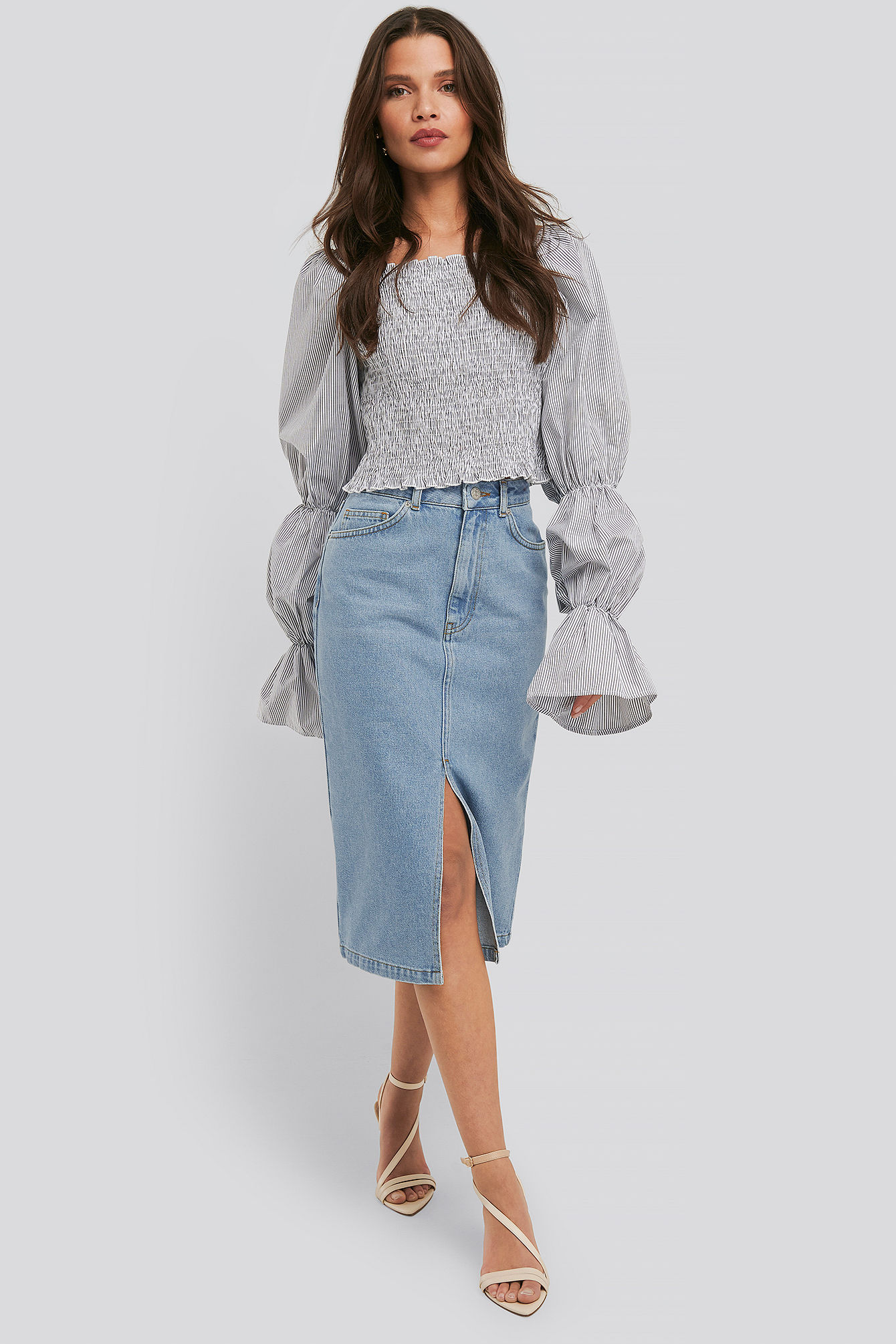 Wallpaper #1DADC Missguided Blue Authentic Vintage Superstretch Denim Mini Skirt Lyst