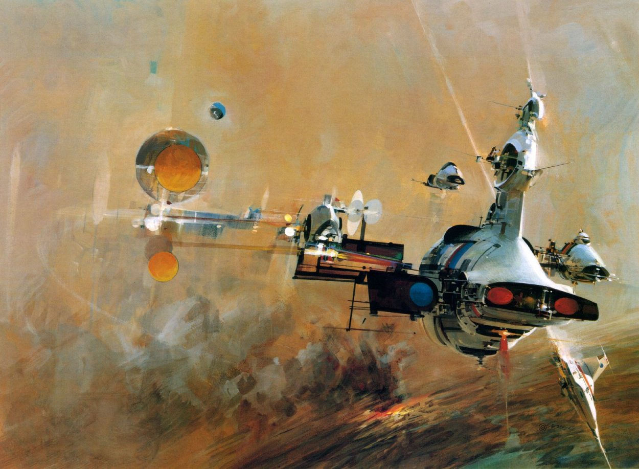 Wallpaper #KWch-ZIBSpphPi3-vozd3 The Classic Sci Fi Art of John Berkey Science Fiction Artist