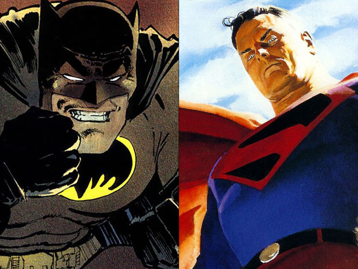 Wallpaper #e-pIVpMBlwTYPL18yQ8_405 Superman vs Batman Dark Knight Returns