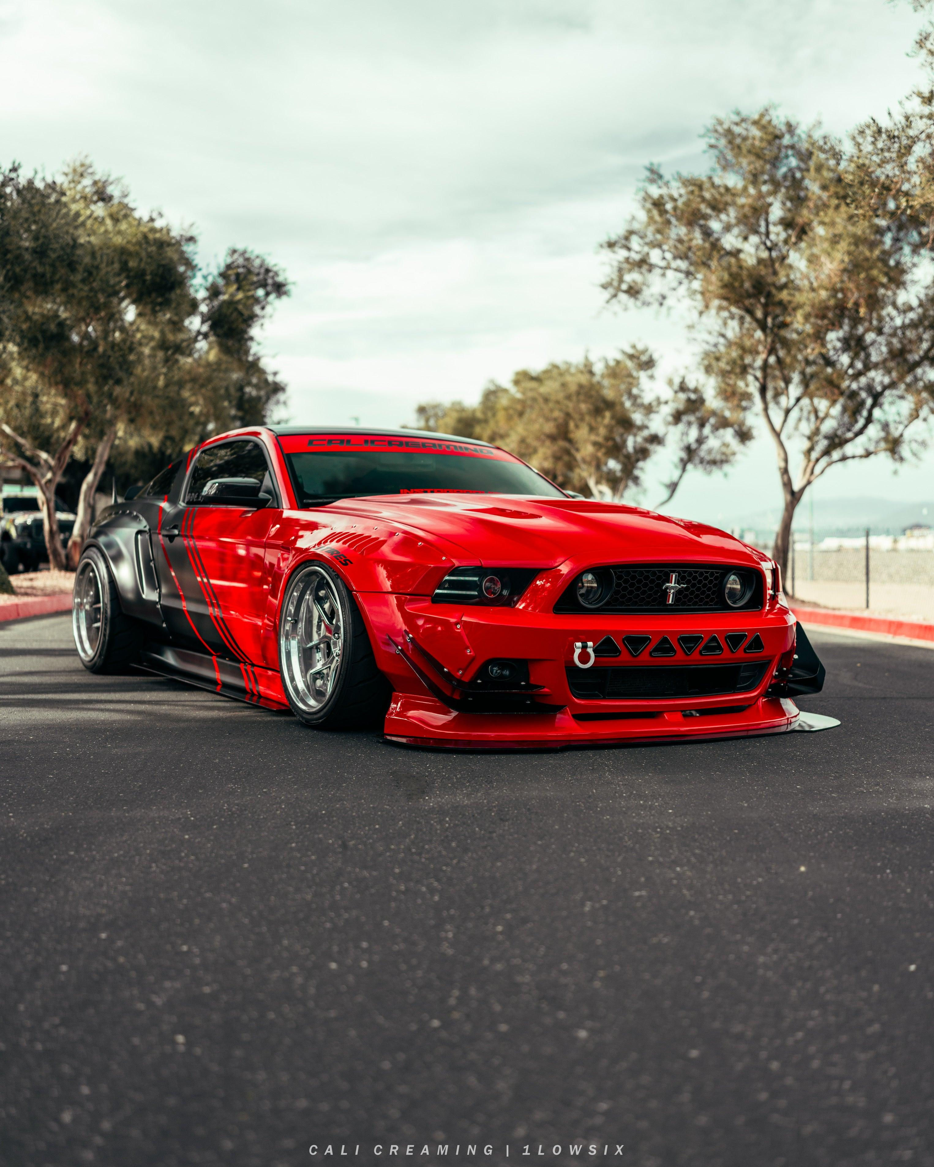 Wallpaper #94BA7 Widebody S197 Ford Mustang GT on Forgestar Cf5v Sdcs