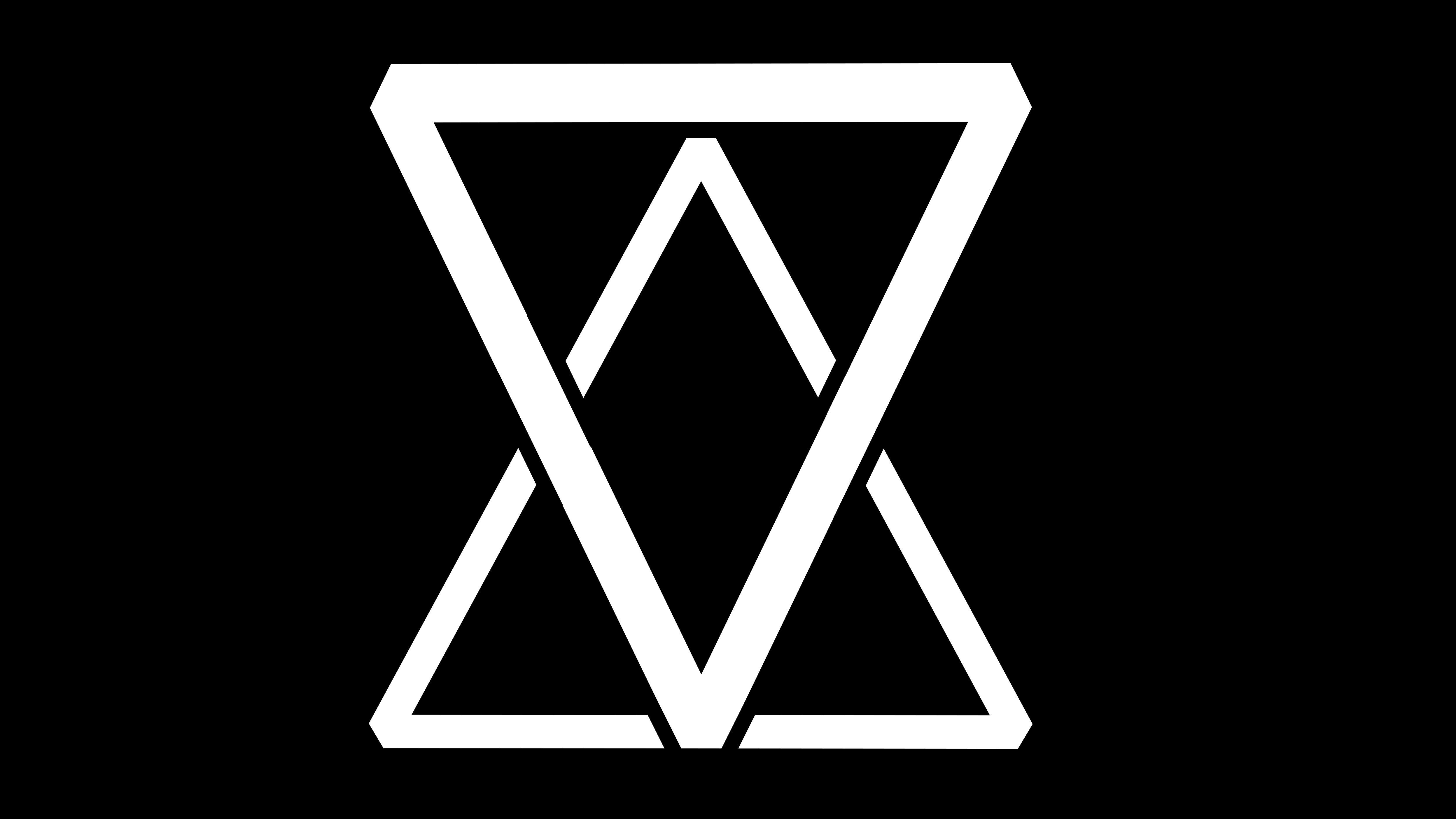 Wallpaper #QWeX9JIBSpphPi3-SXul215 Monochrome Logo Minimalism Triangle HD Wallpapers Desktop and