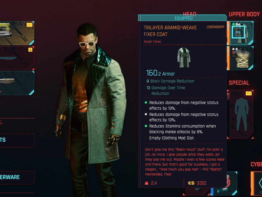 Wallpaper #8gAU644BSdW8dNou-hBB9 Cyberpunk 2077 Free Legendary Clothing Pure Cyberpunk