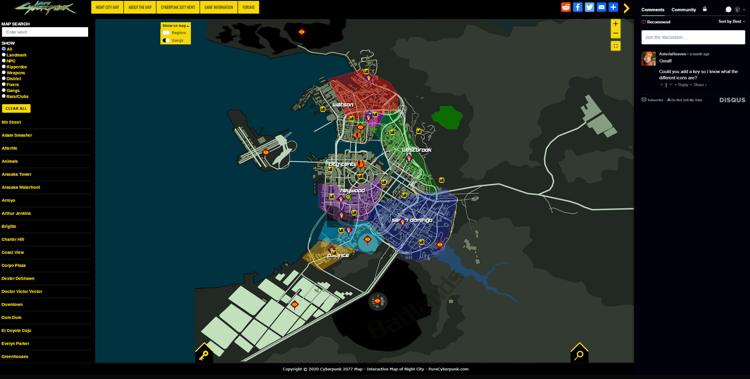 Wallpaper #sTtbcJcBSWmA-tzpCI-m83 Cyberpunk 2077 Interactive Map V11 Live Pure Cyberpunk