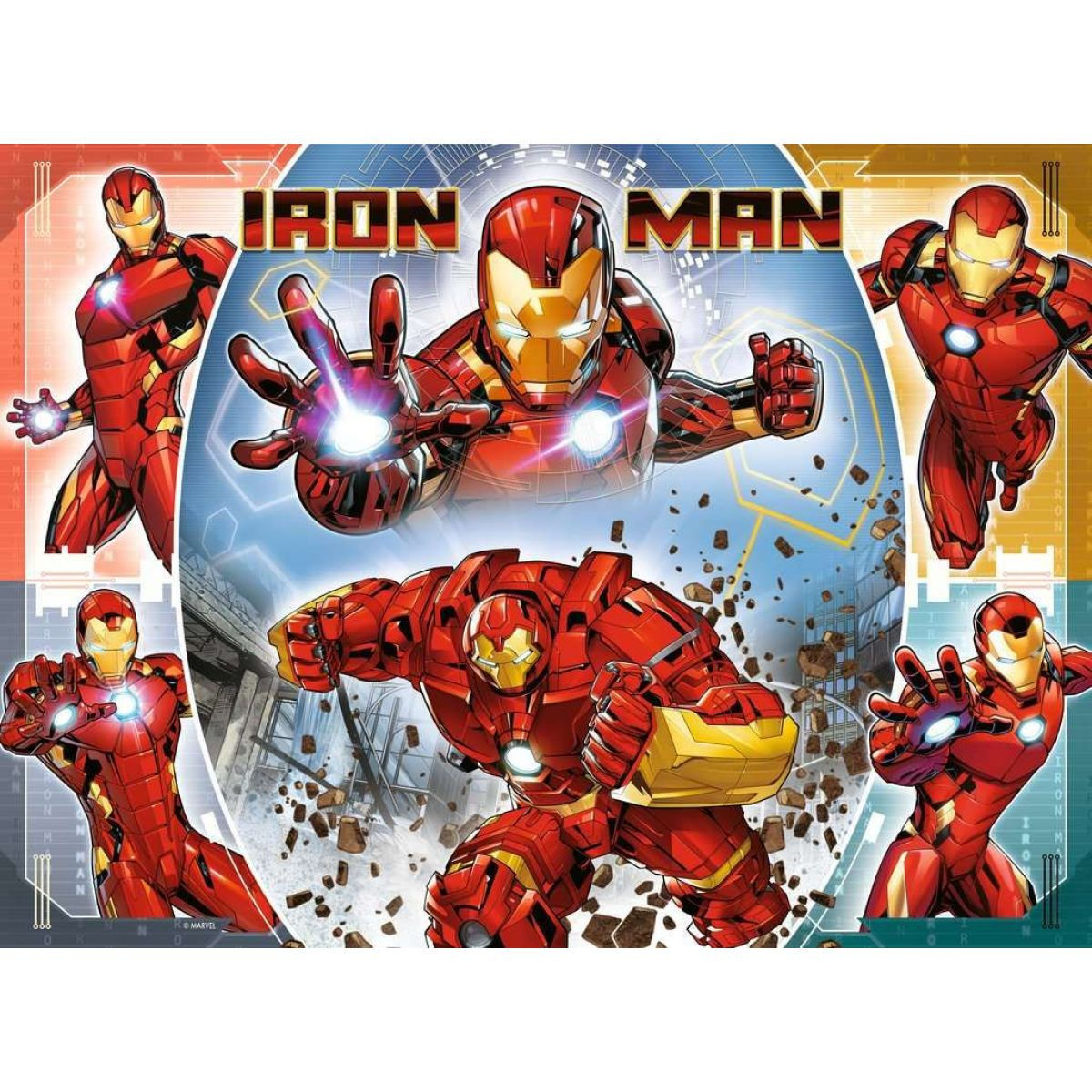 Wallpaper #YttdYpcBzF5tfotJZeX536 Ravensburger Puzzle 133772 Marvel Hero Iron Man 100 Dilku Maxikovy