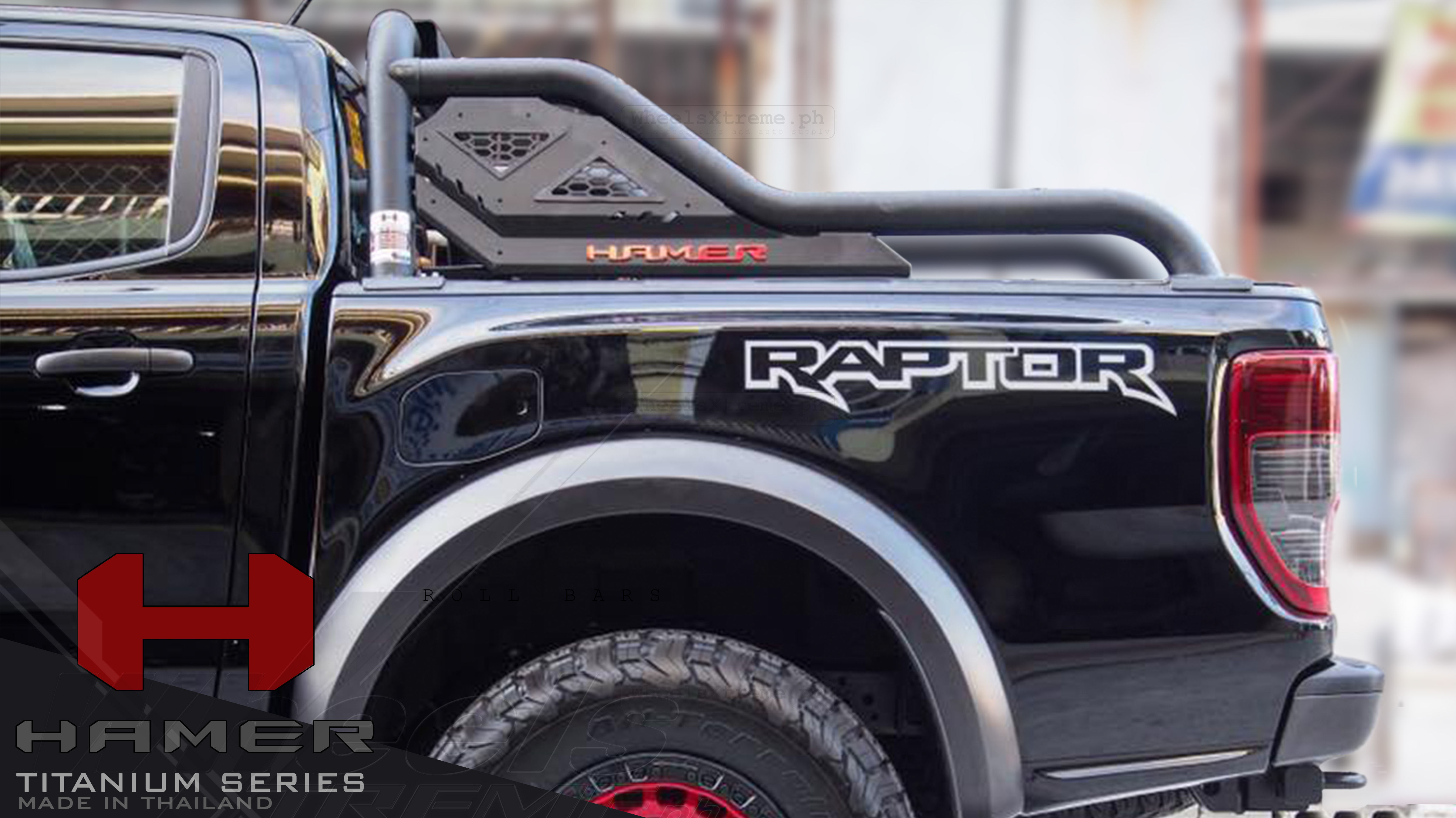 Wallpaper #i2d--5IBSpphPi3-U5QS326 Universal Hamer Rollbar Titanium Series for Ford Ranger Raptor