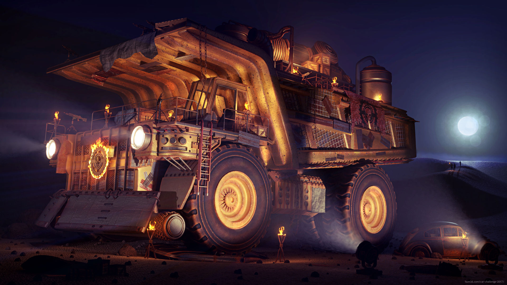 Wallpaper #ERmSBI8BtGB6xQ787E_D54 Desert Nomads 3D Artist Peter Bignold Hum3d