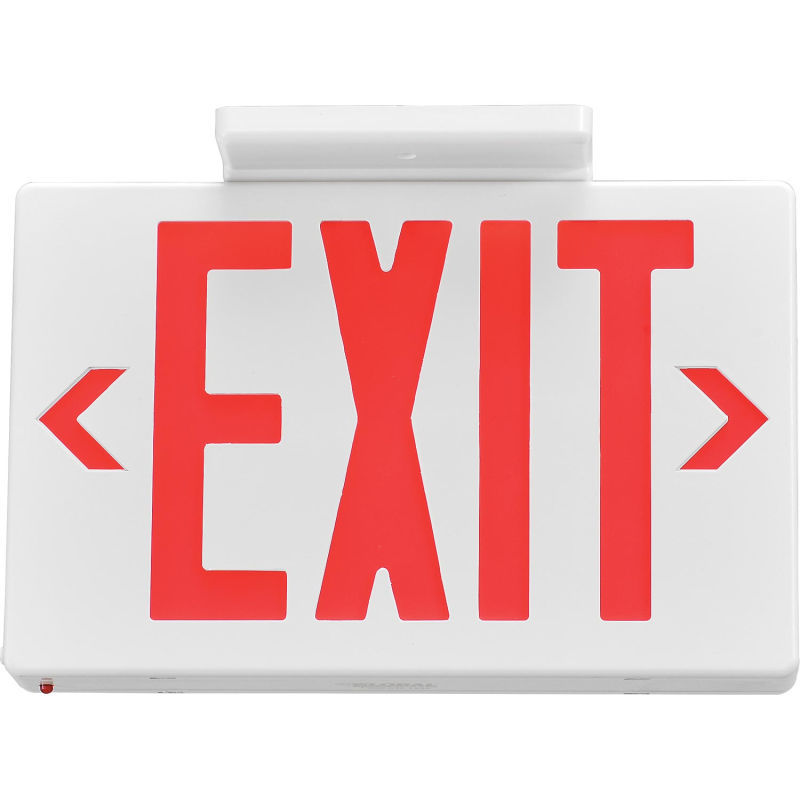 Wallpaper #Arnv3pIBJvJKYCmEPQho525 Purchase Red Letters LED Exit Sign with Universal Mount