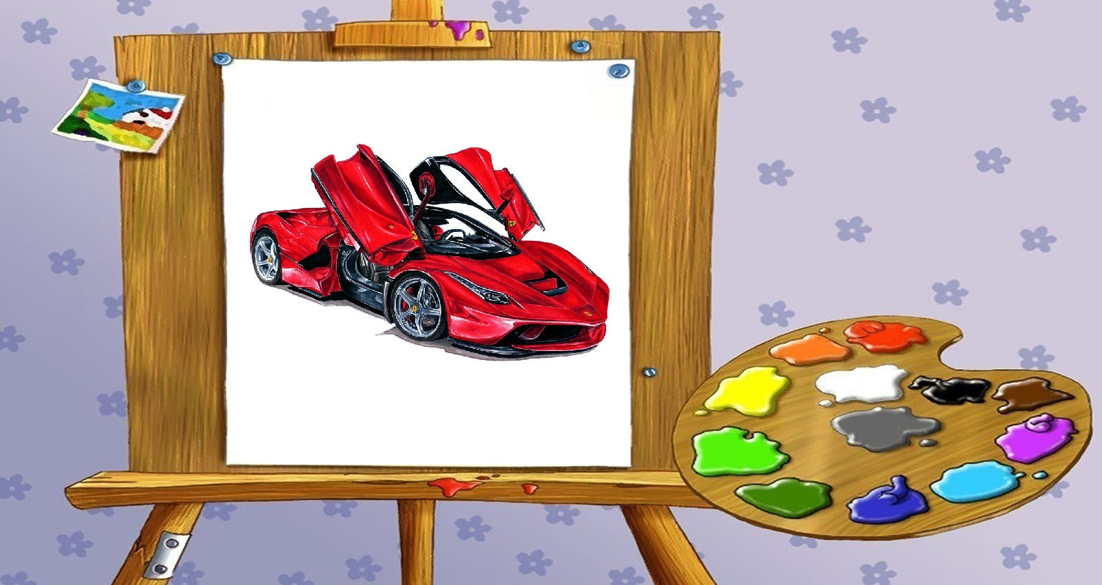 Wallpaper #Zxq3T5MB1yWOL4qgaX_v276 Ferrari Coloring Pages Print Coloring Page