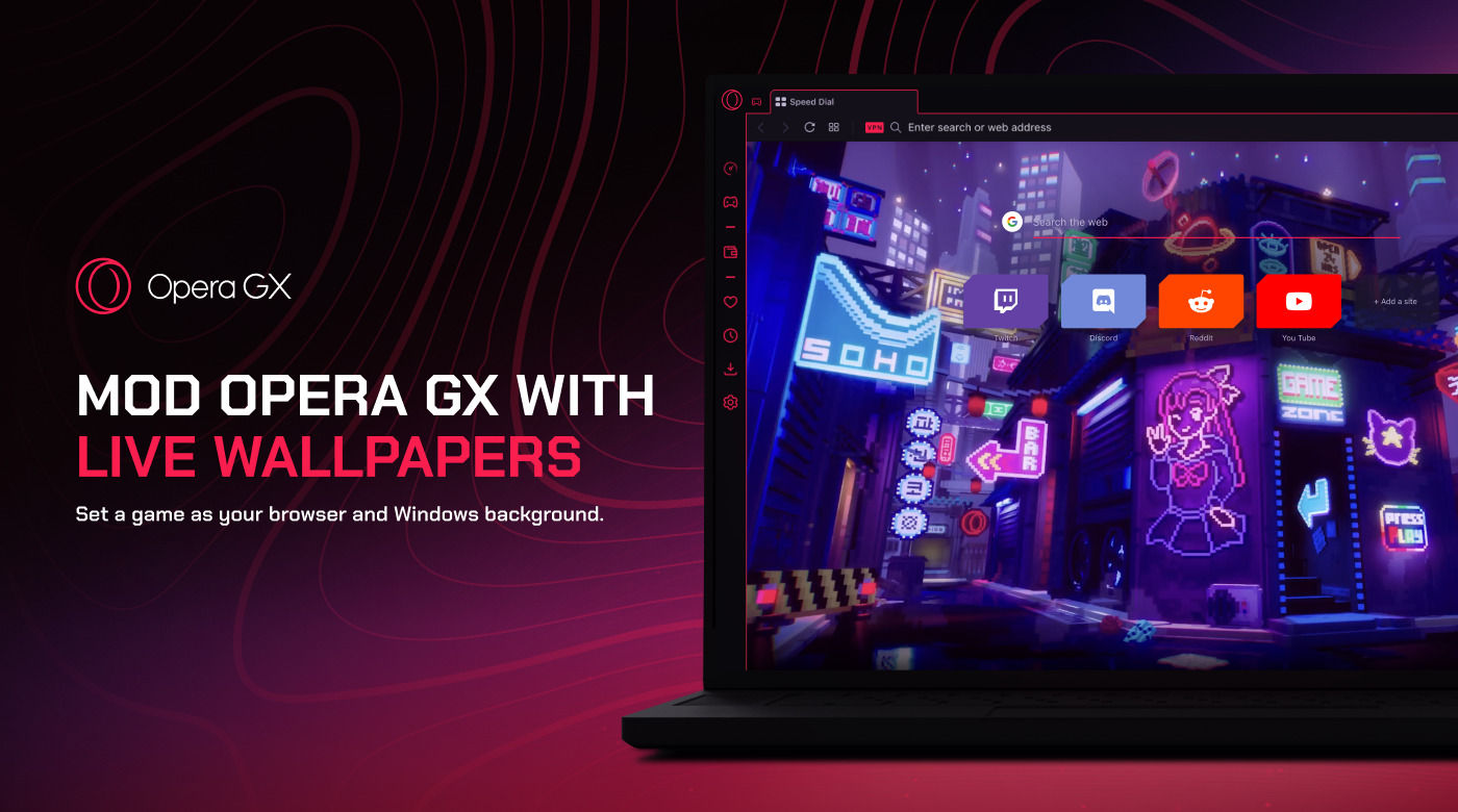 Wallpaper #JGdQD5MBSpphPi3-Au7i26 Opera Gx Becomes the First Browser to Allow Users to Set a Game as