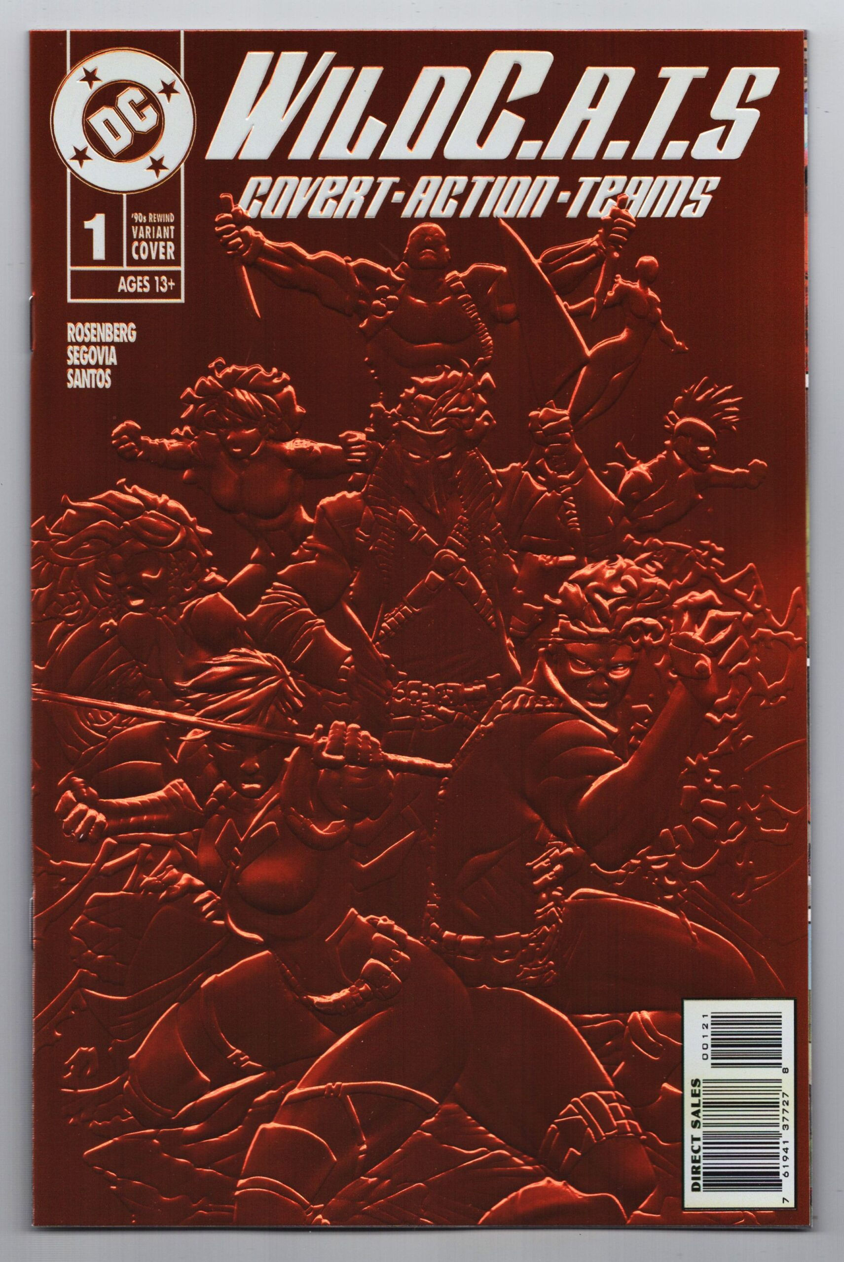 Wallpaper #Rx1cLZMBlOZrFDOkkdCz141 Wildcats 1 Cvr E Booth 90s Embossed Foil Variant DC 2022 Vfnm