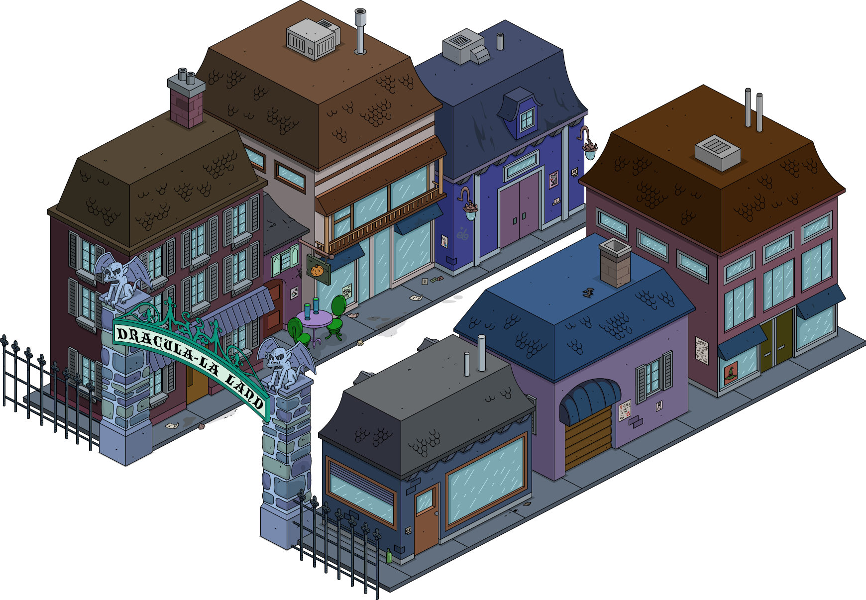 Wallpaper #UEBvMJMBJhL2WPbav8H-400 The Simpsons Tapped Out Treehouse of Horror Buildings Wikisimpsons