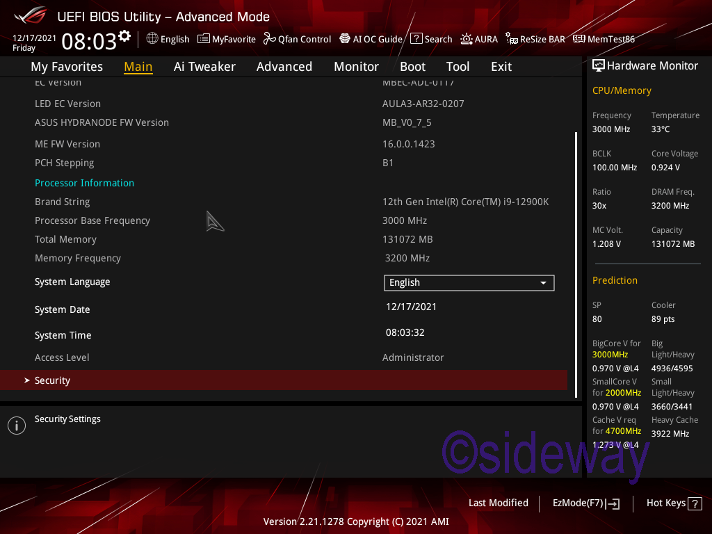 Wallpaper #5LhBTJIBJvJKYCmE6dFN8 Kb Asus Uefi Bios Main Menu 256 Sideway Outputto