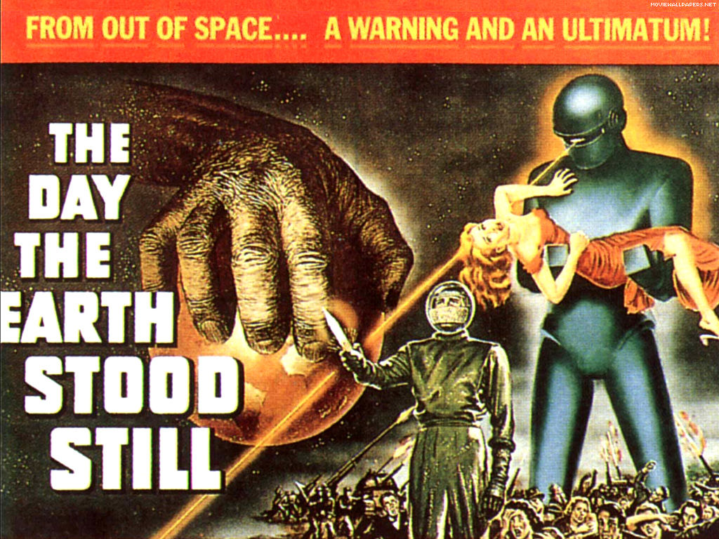 Wallpaper #oGhCHZMBSpphPi3-kCU370 Day the Earth Stood Still Classic Science Fiction Films Wallpaper