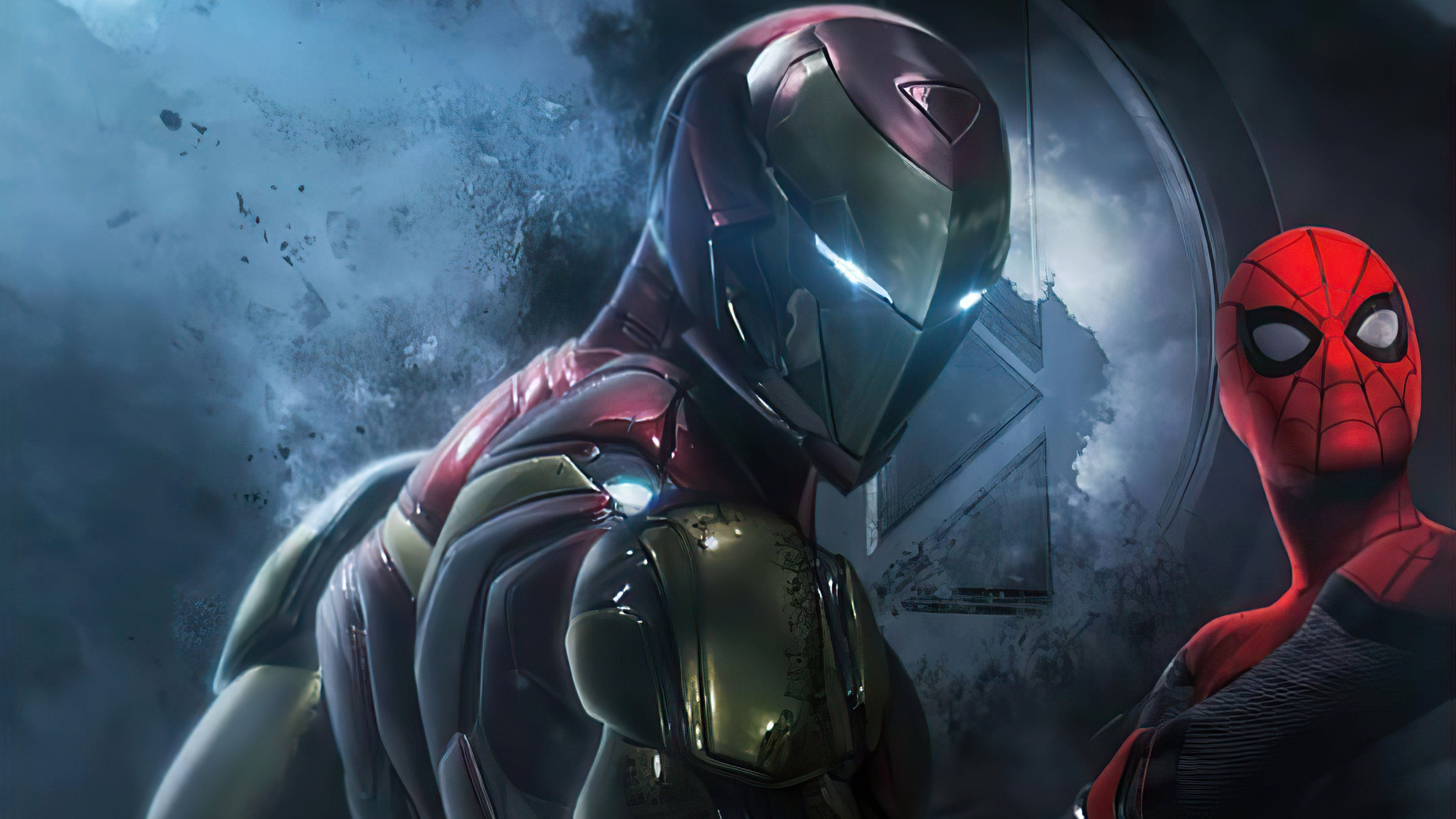 Wallpaper #dGdR9pIBSpphPi3-2IP116 Iron Man Y Spiderman Fondo De Pantalla 4K HD Id6769