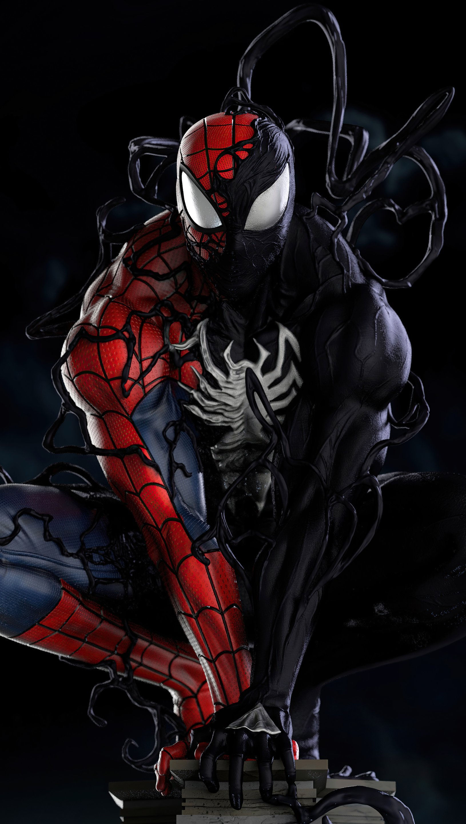 Wallpaper #rzNLM5MBcgDP3FvJ2apw26 Spider Man Symbiote Transformacion Fondo De Pantalla 5K HD Id7589