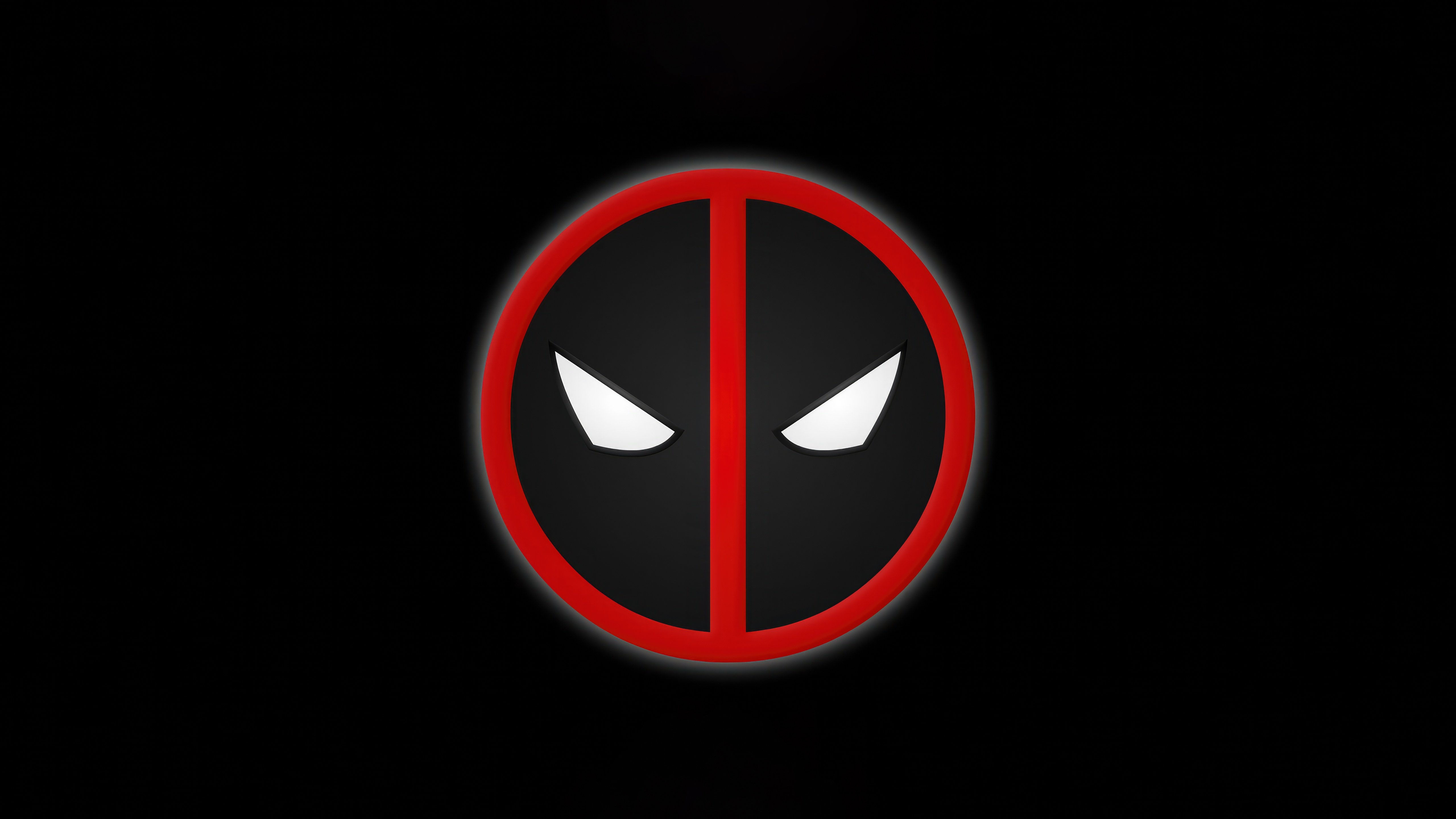 Wallpaper #HWfz8pIBSpphPi3-MnOE245 Deadpool Logo Minimalista Fondo De Pantalla 5K HD Id12233