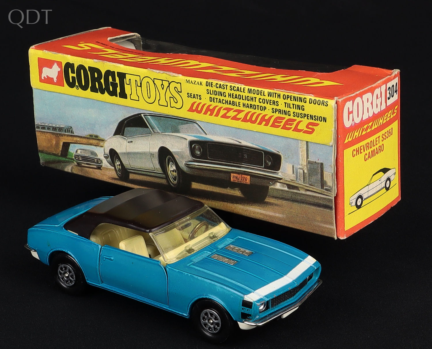 Wallpaper #Sbj22pIBJvJKYCmEG_T0456 Corgi Toys 304 Chevrolet Ss350 Camaro Qdt
