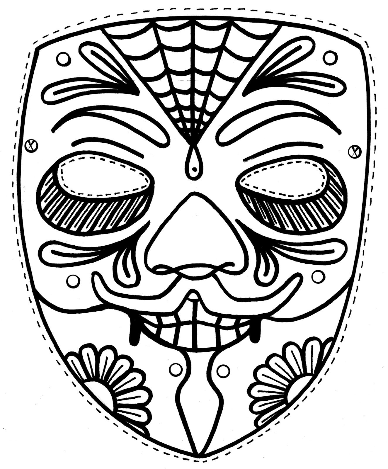 Wallpaper #nmiCFJMBSpphPi3-nASv254 Free Printable Mask Coloring Pages for Kids