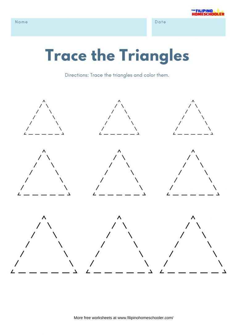 Wallpaper #Dbiz25IBJvJKYCmE9fje191 Trace the Shapes Math Worksheets the Filipino Homeschooler